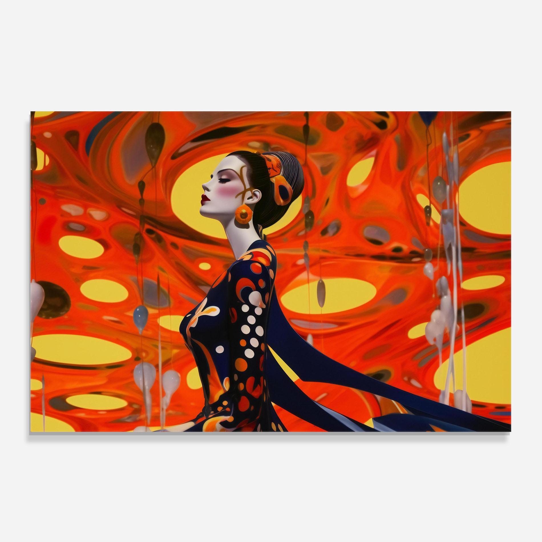 Стъклен панел за кухня Big Orange Accesories mockup 0