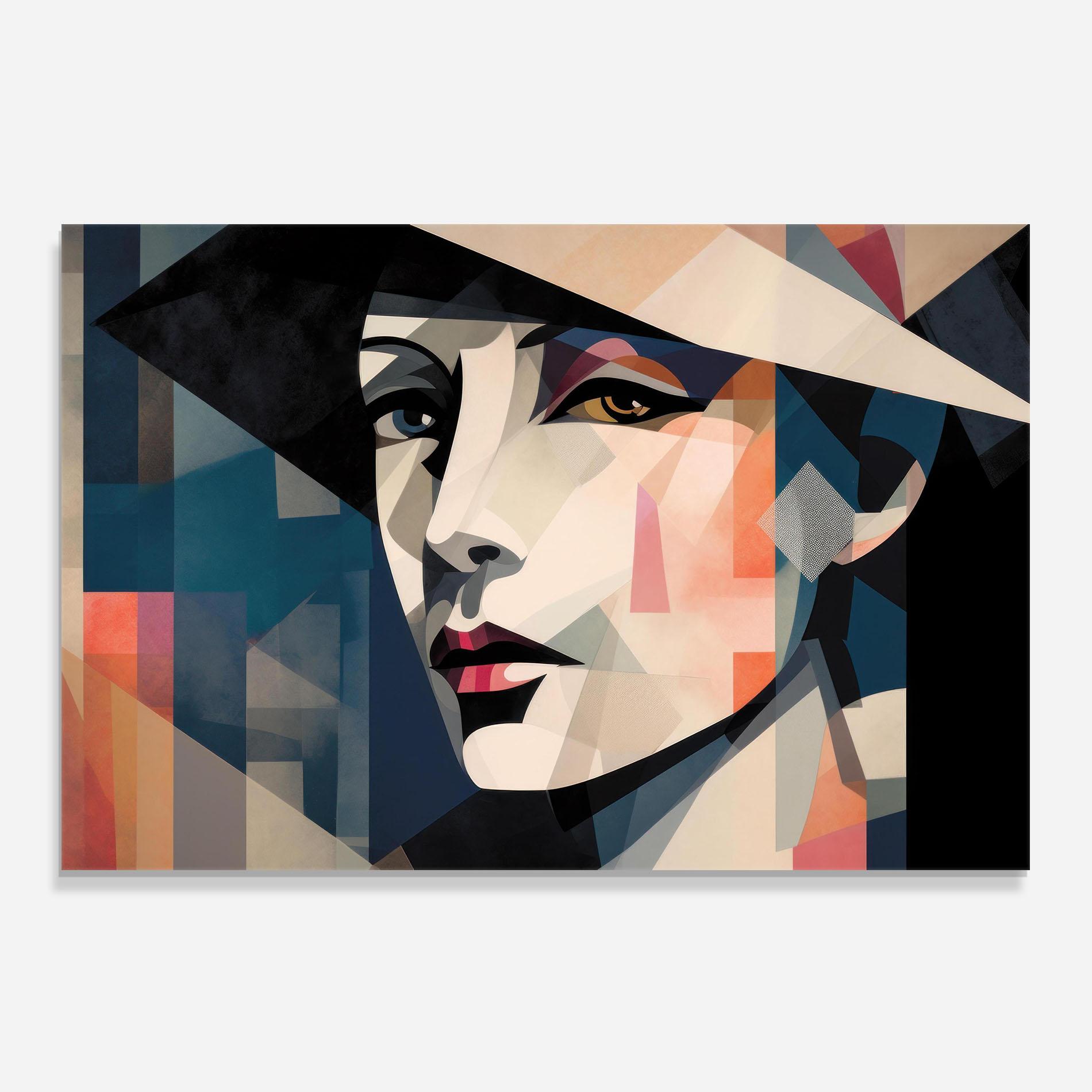 Стъклен панел за кухня Chicago Portrait mockup 0