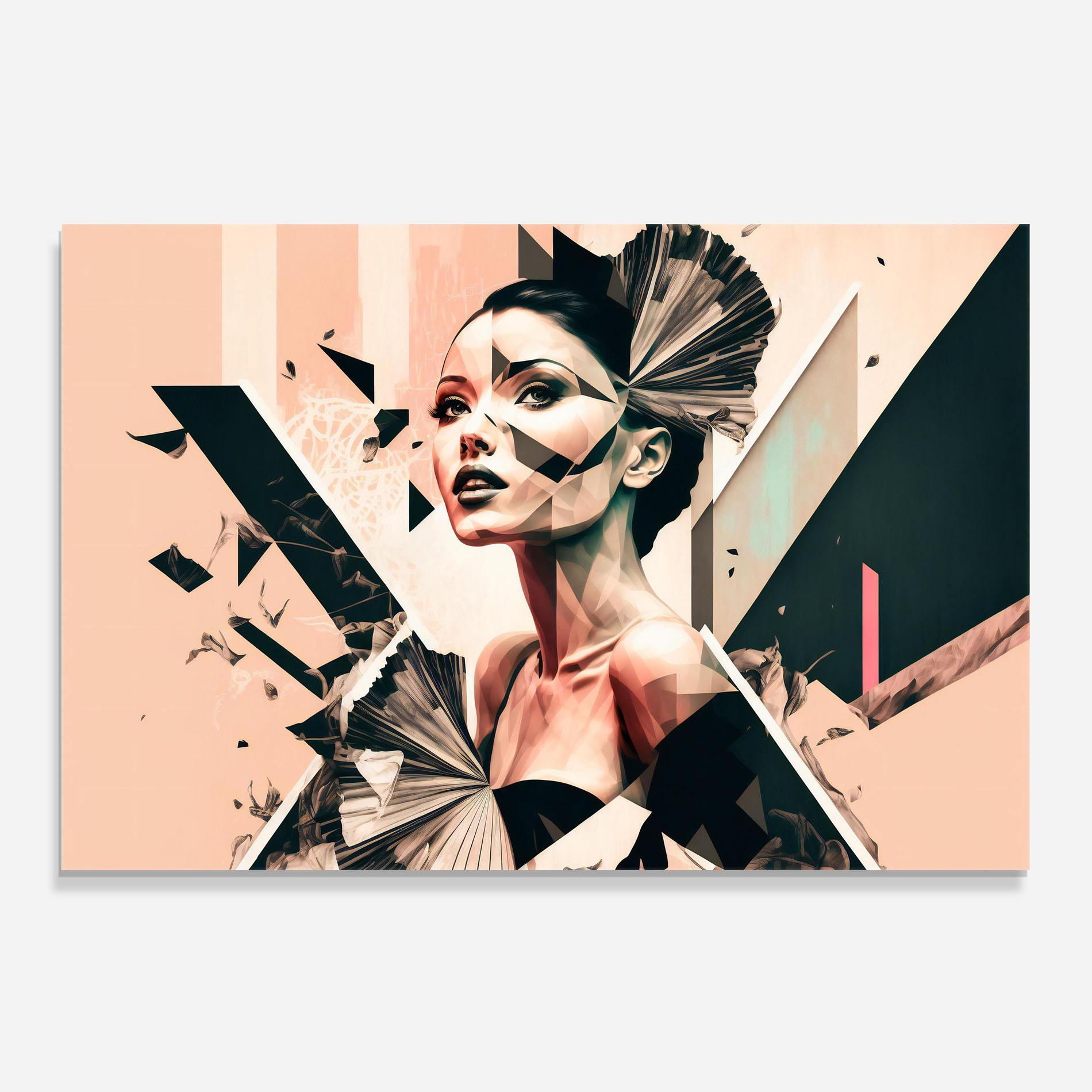 Стъклен панел за кухня Fashionista Design mockup 0