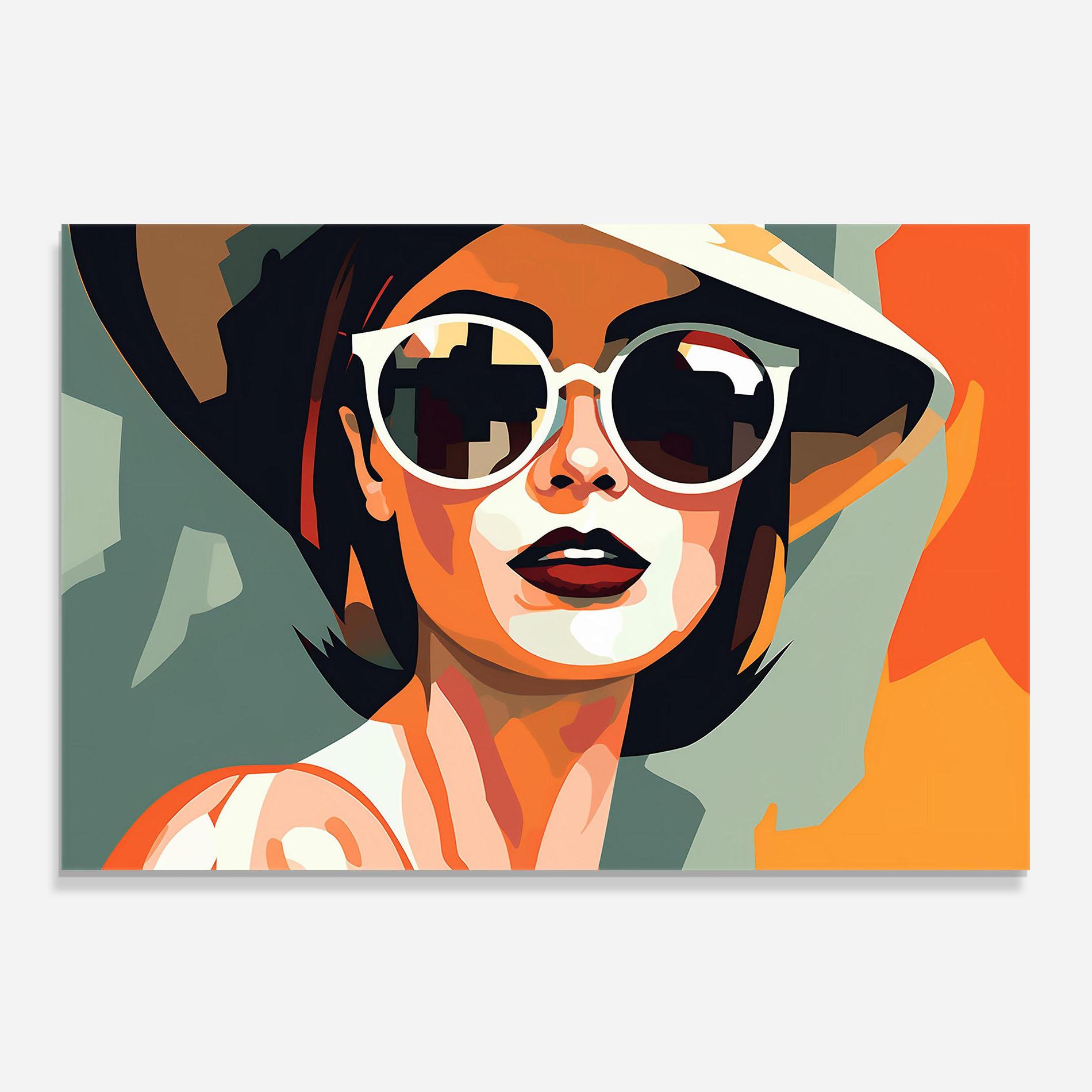 Стъклен панел за кухня Modern Design Style mockup 0