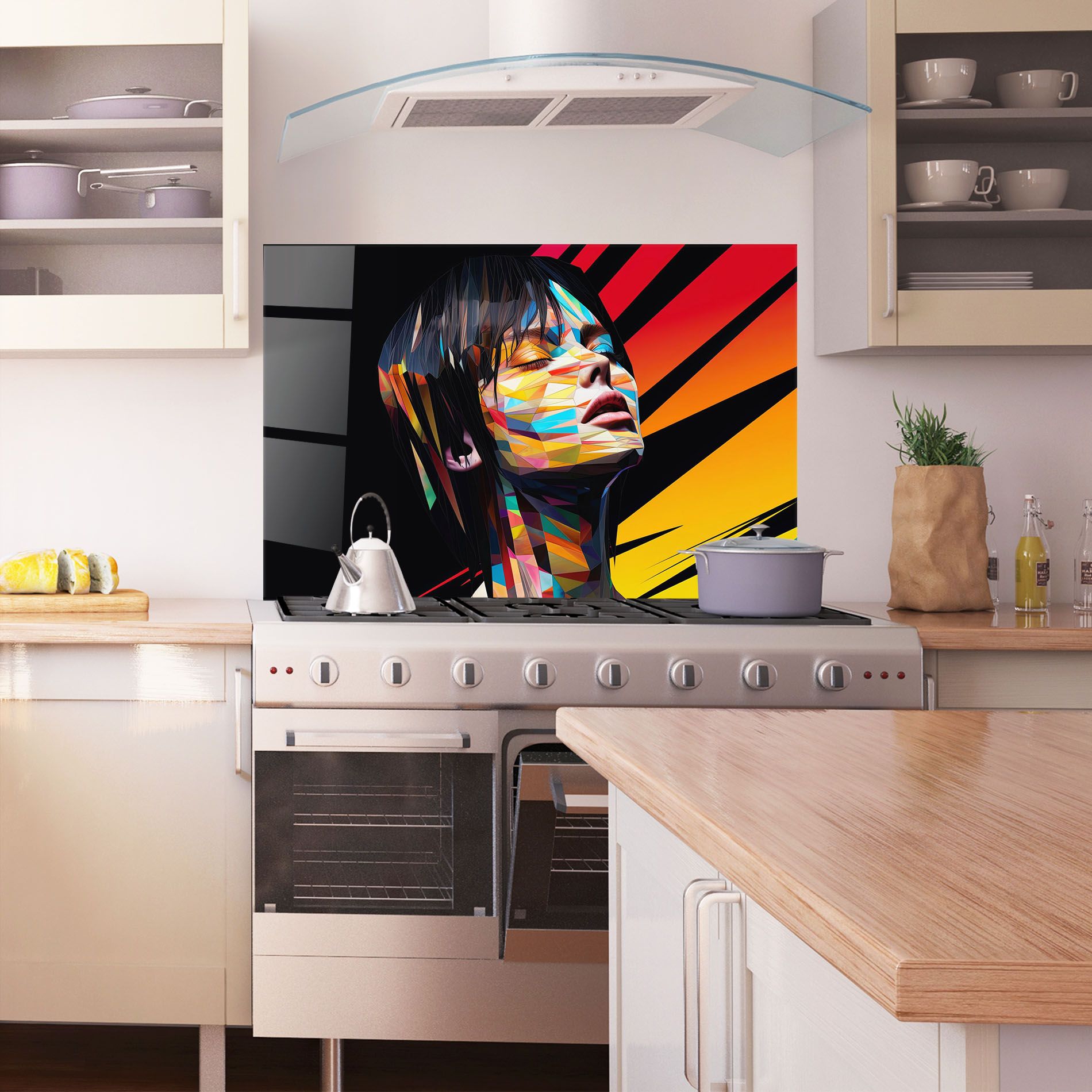 Glitchy Woman mockup 1