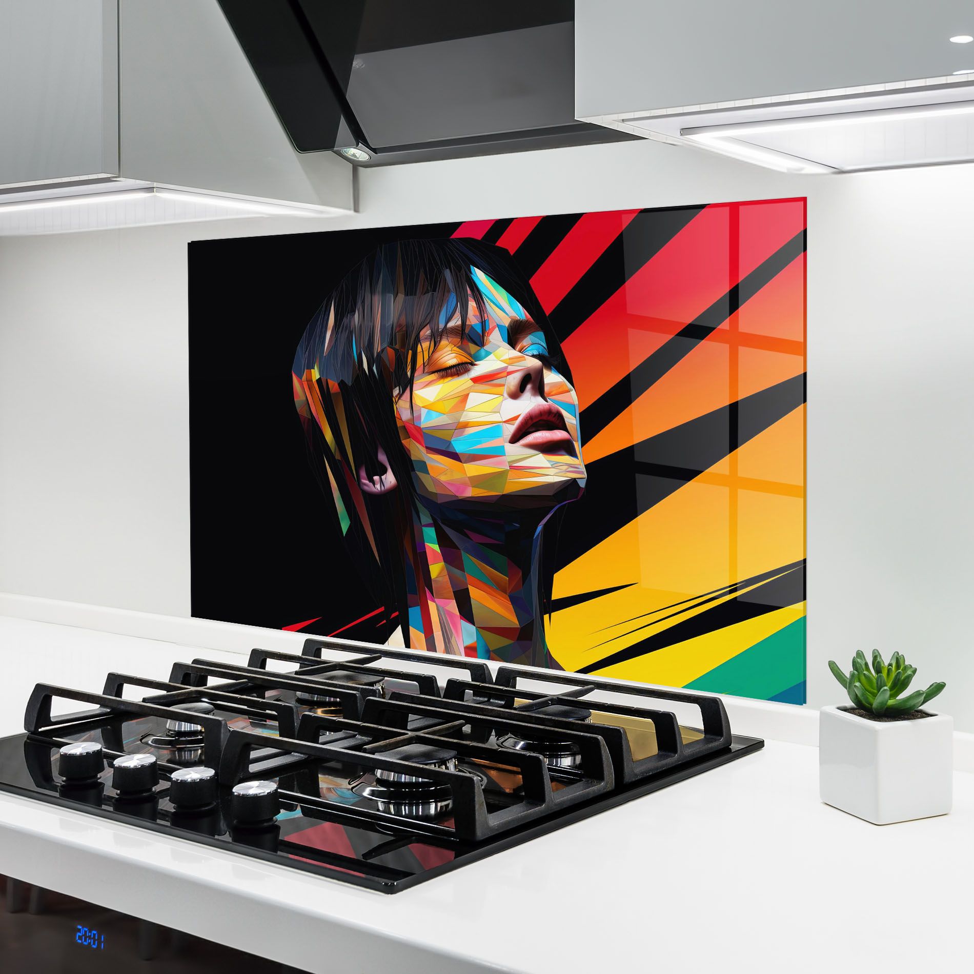 Glitchy Woman mockup 6