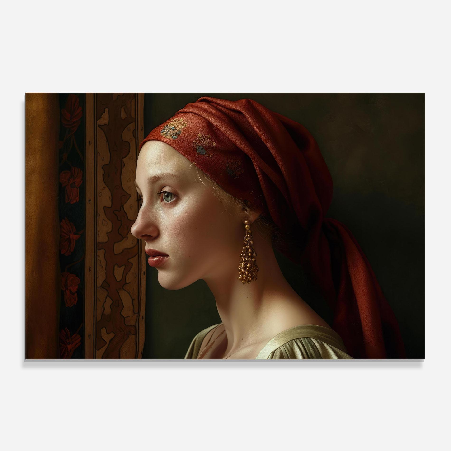 Стъклен панел за кухня Timeless Beauty mockup 0