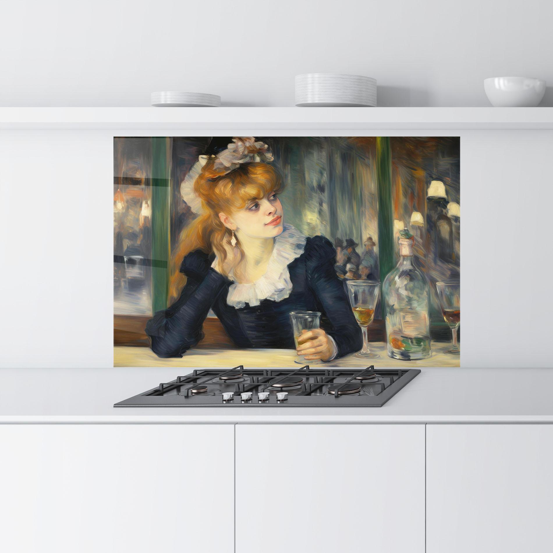 Стъклен панел за кухня Elegant Vintage Fashion mockup 9