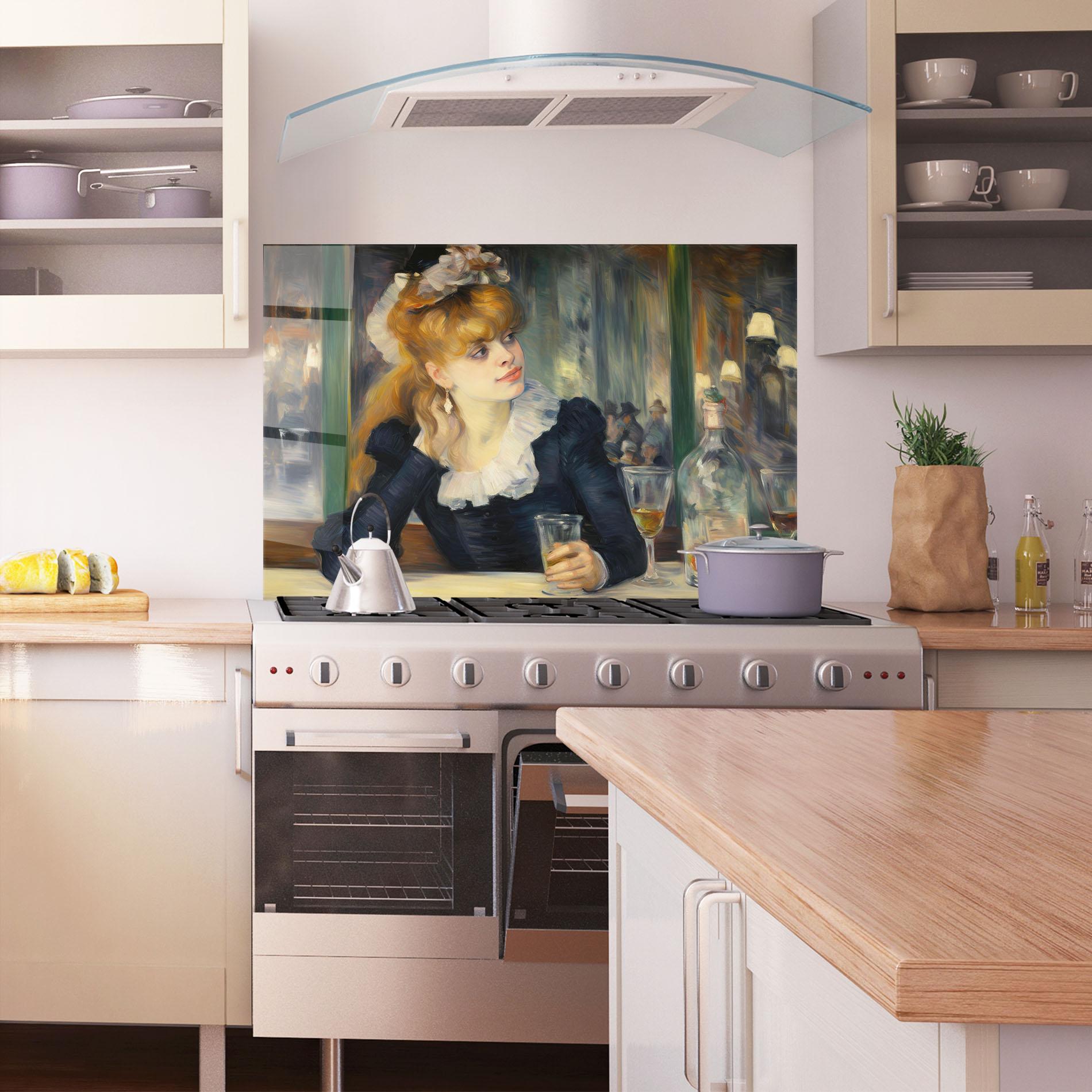 Стъклен панел за кухня Elegant Vintage Fashion mockup 1