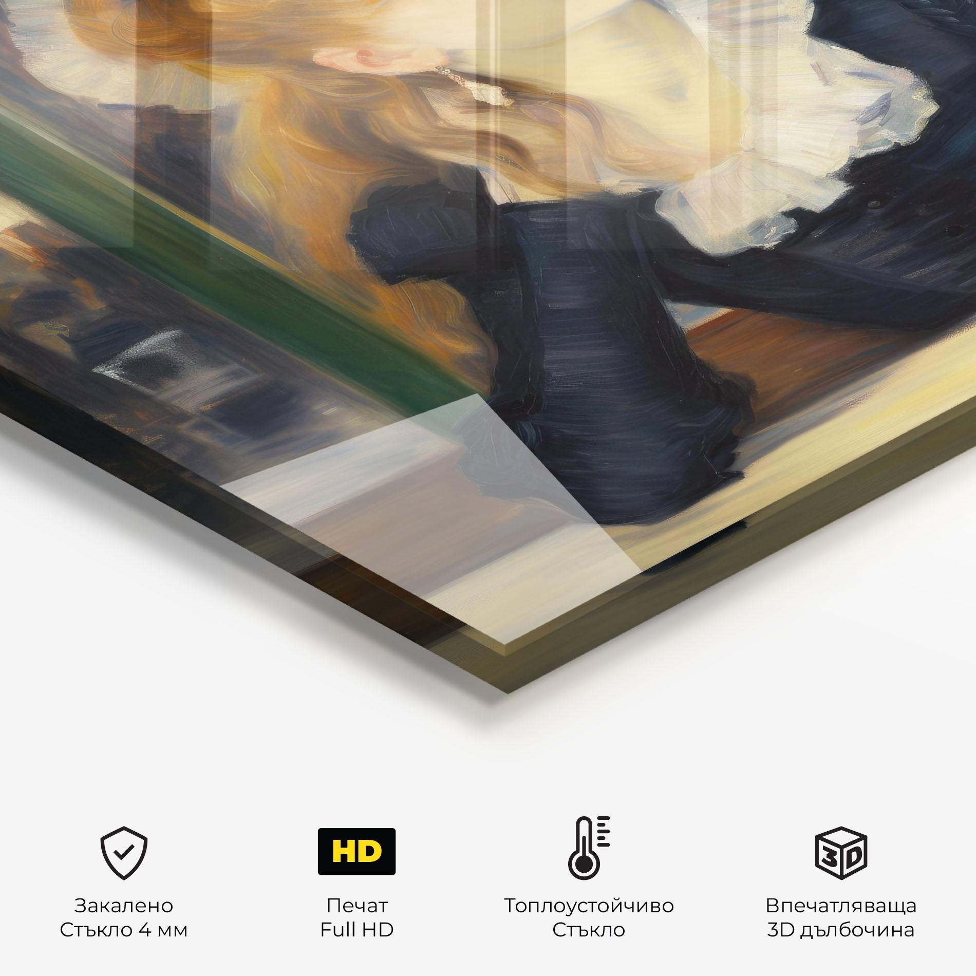 Стъклен панел за кухня Elegant Vintage Fashion mockup 2