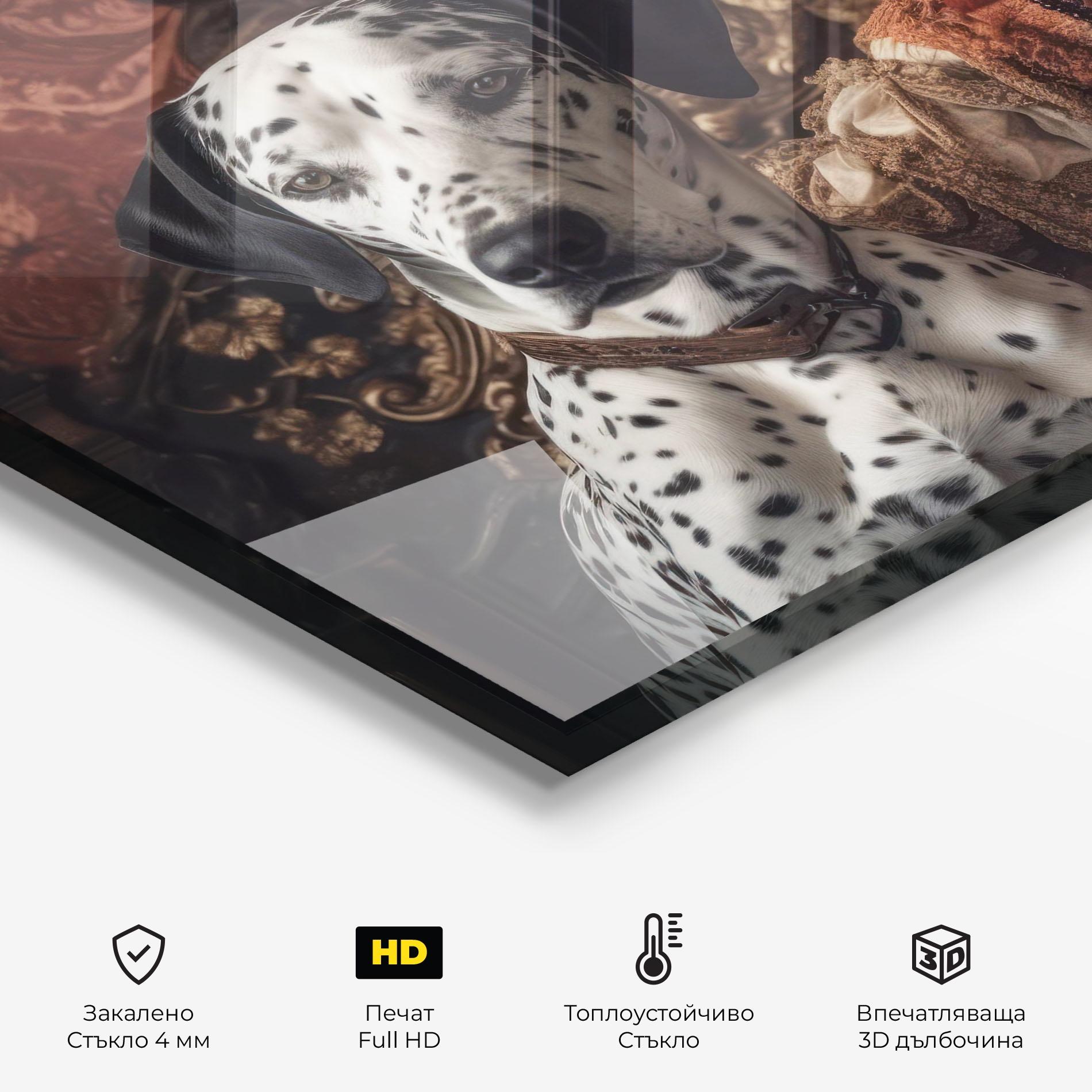 Стъклен панел за кухня Queen Fashion mockup 2