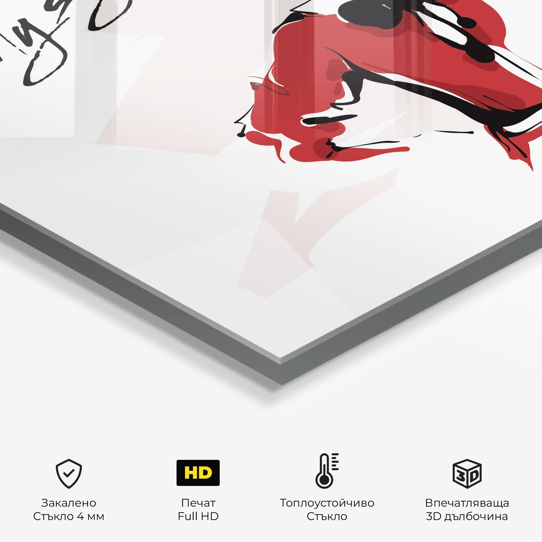 Стъклен панел за кухня Vintage My Style mockup 2