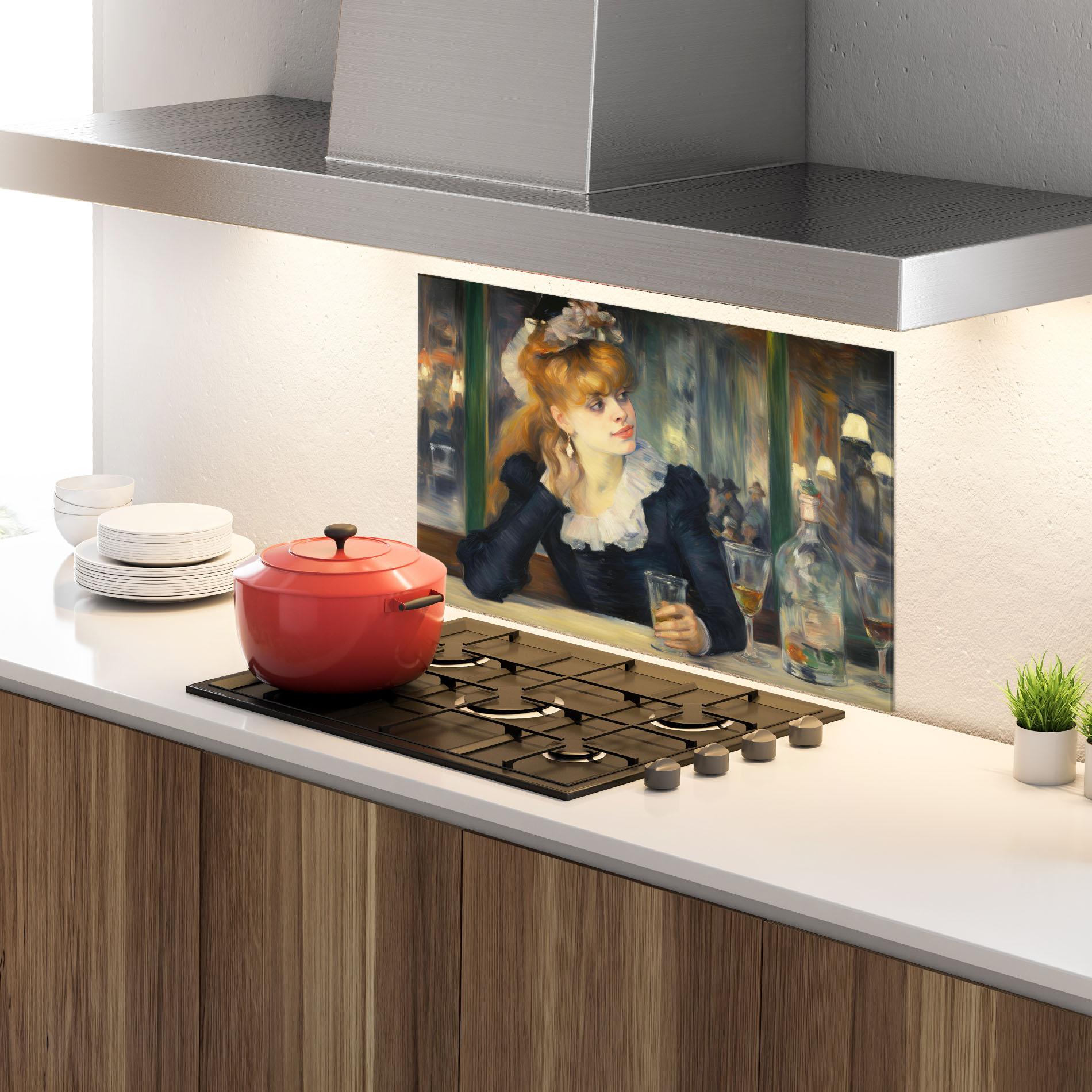 Стъклен панел за кухня Elegant Vintage Fashion mockup 4