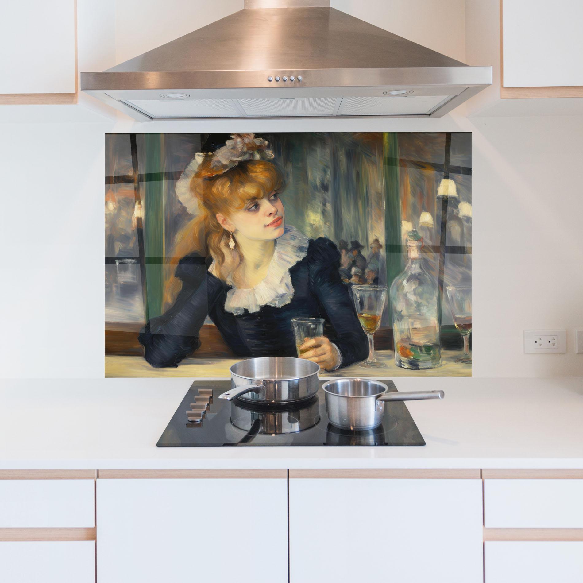 Стъклен панел за кухня Elegant Vintage Fashion mockup 5