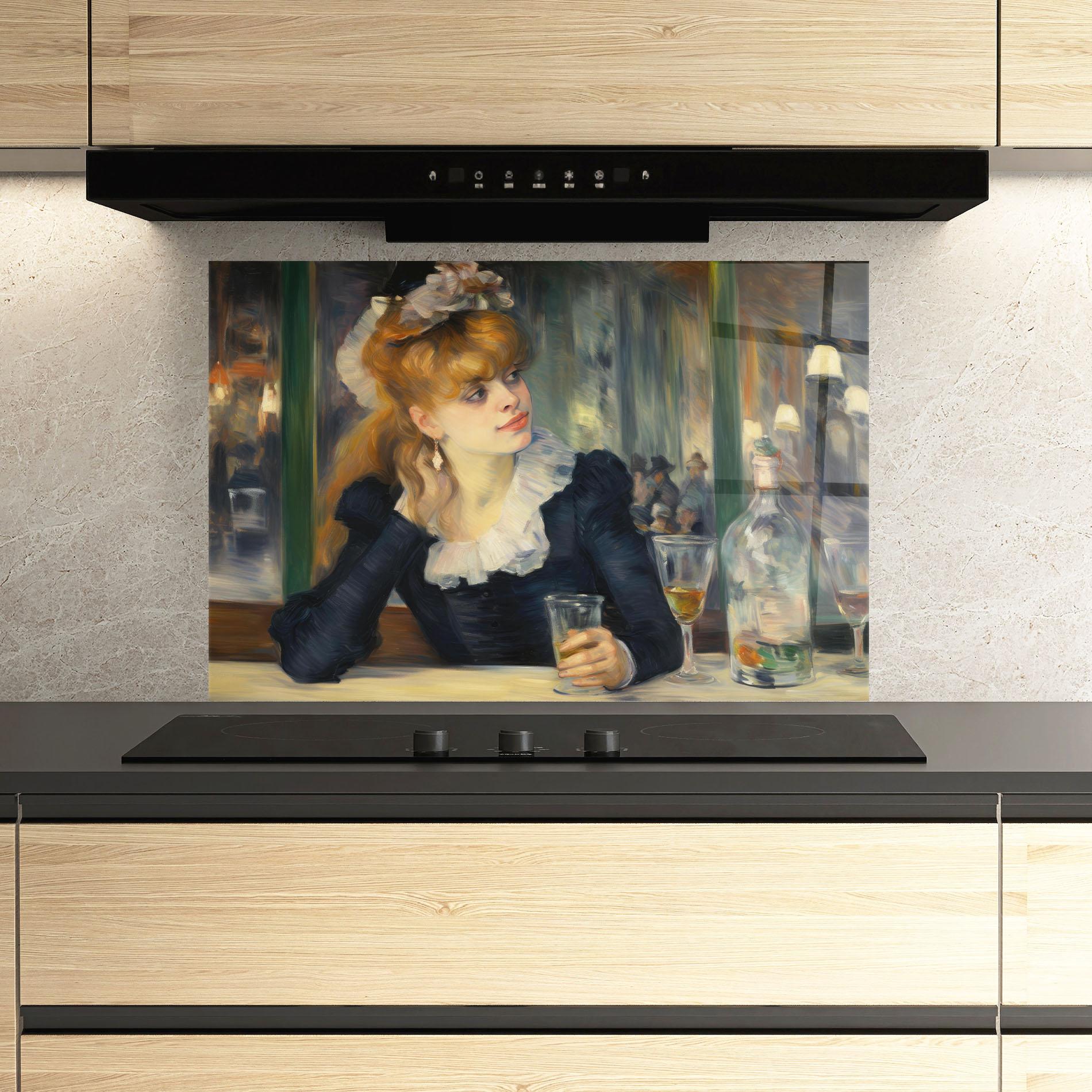 Стъклен панел за кухня Elegant Vintage Fashion mockup 3