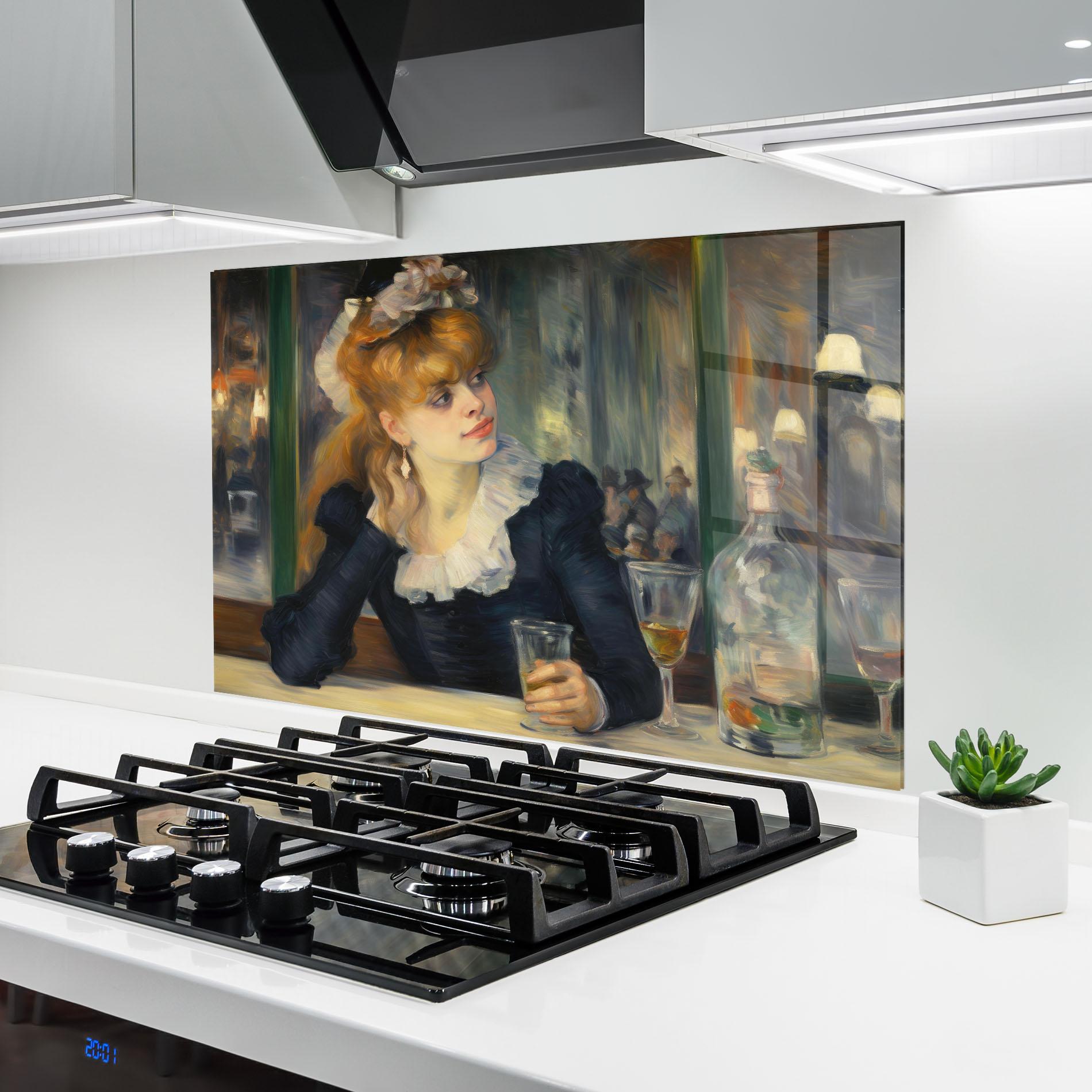 Стъклен панел за кухня Elegant Vintage Fashion mockup 6