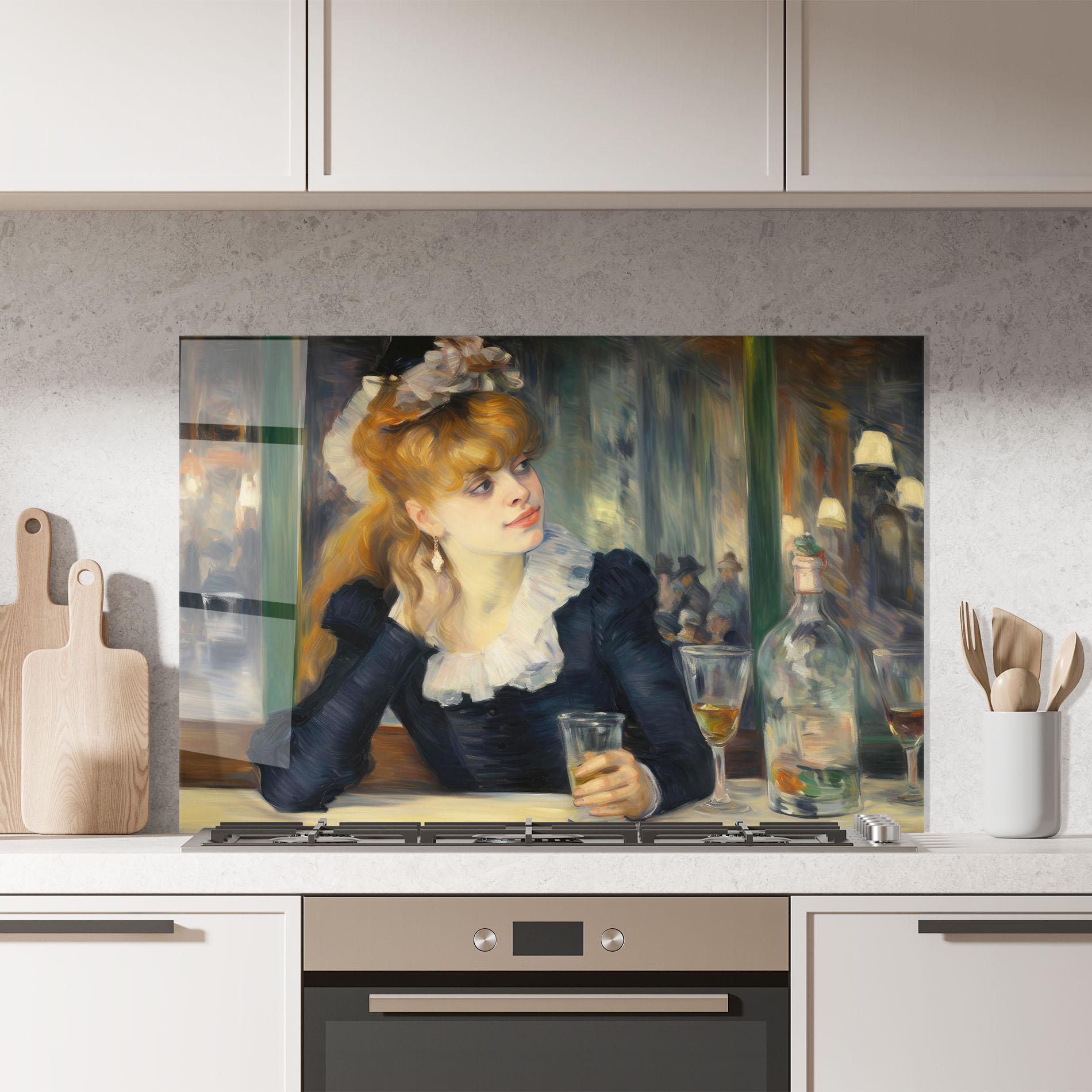 Стъклен панел за кухня Elegant Vintage Fashion mockup 7