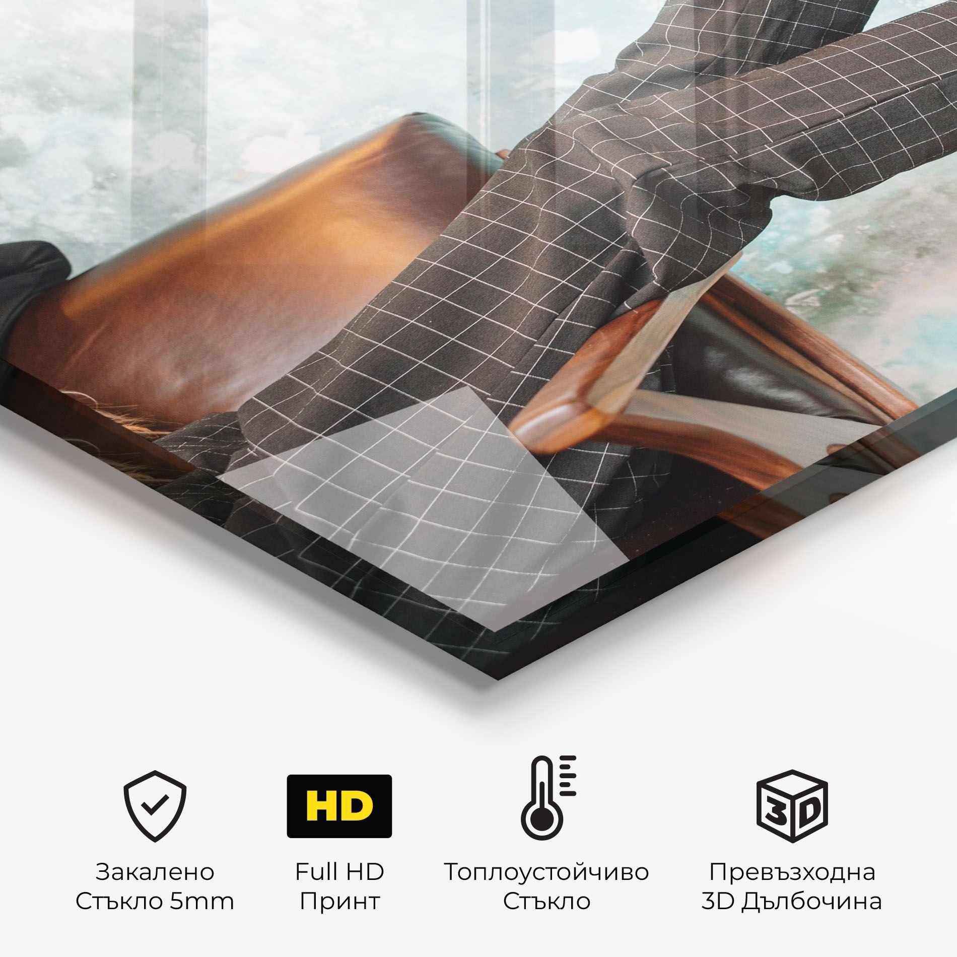 Black Shoes On Chair mockup 2