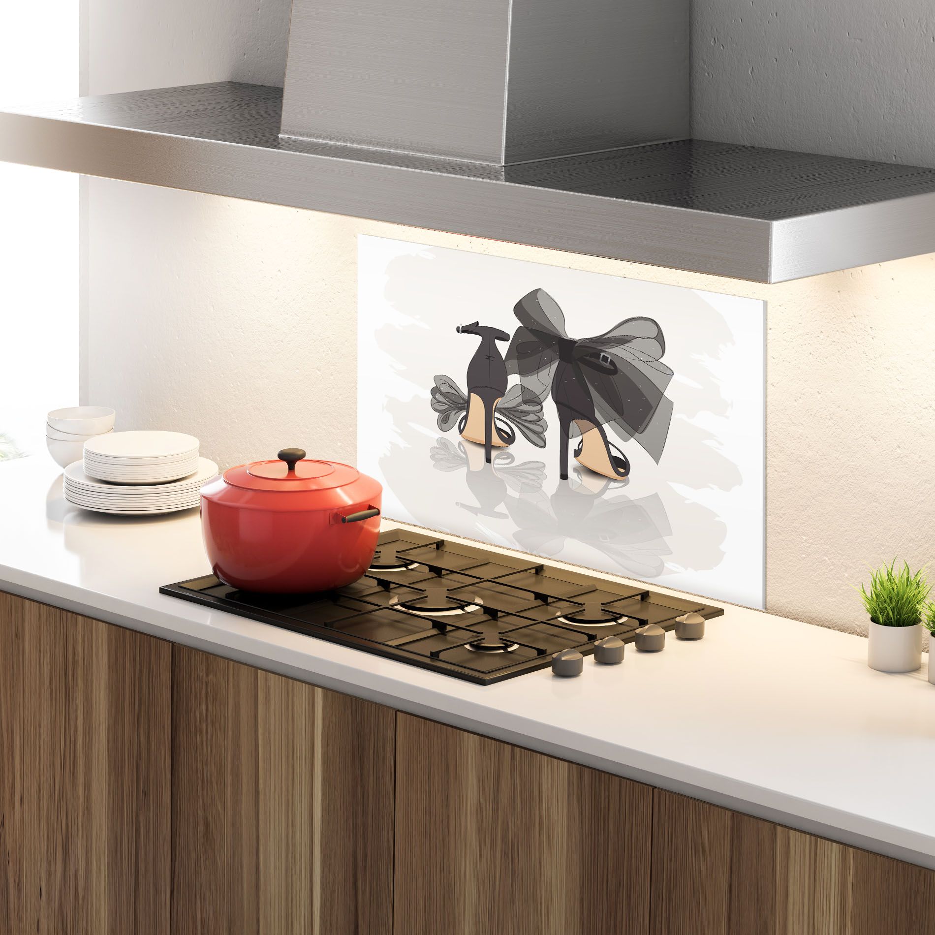 Black Bow Heels mockup 4