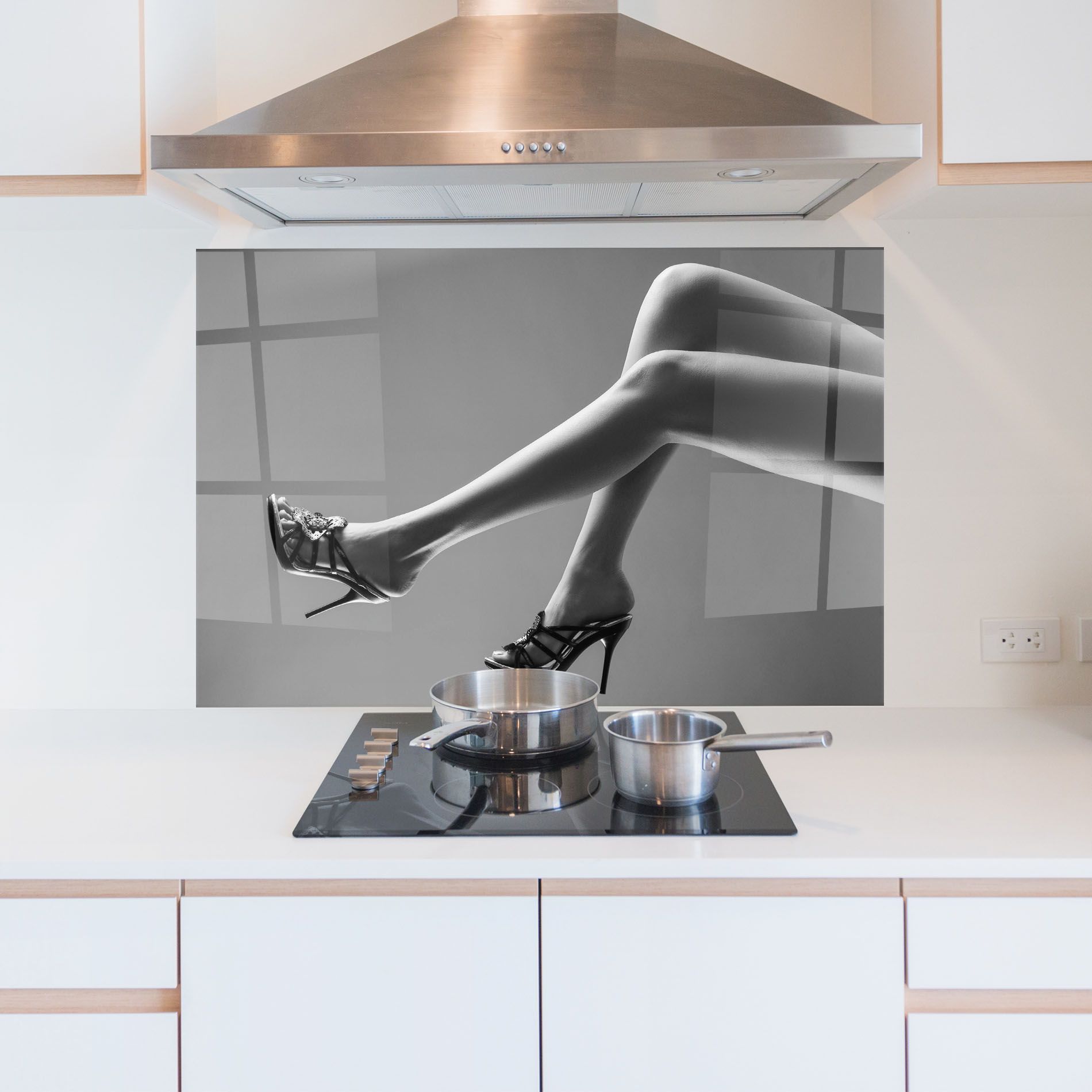 Black Shoes On Grey mockup 5