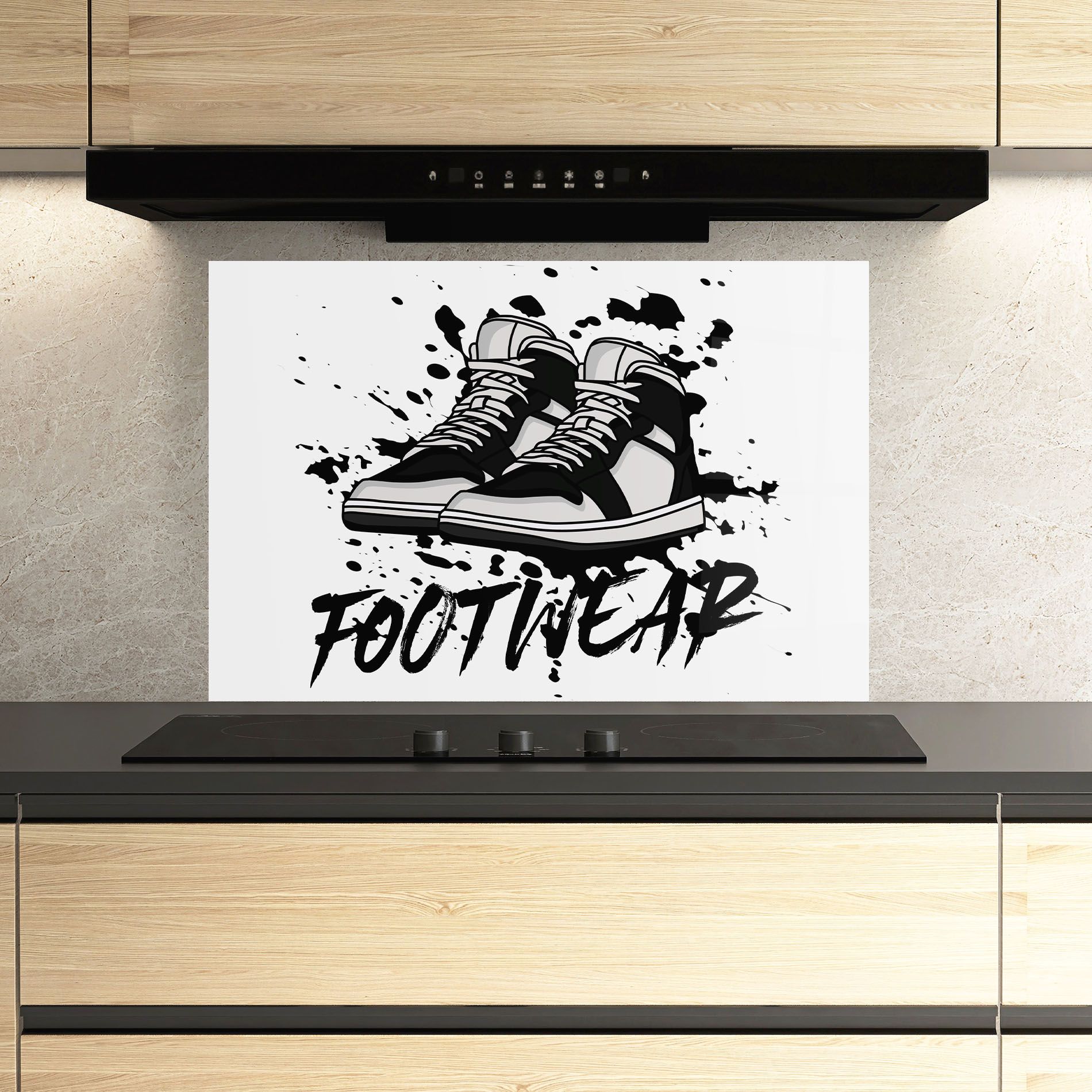 Black Footwear mockup 3