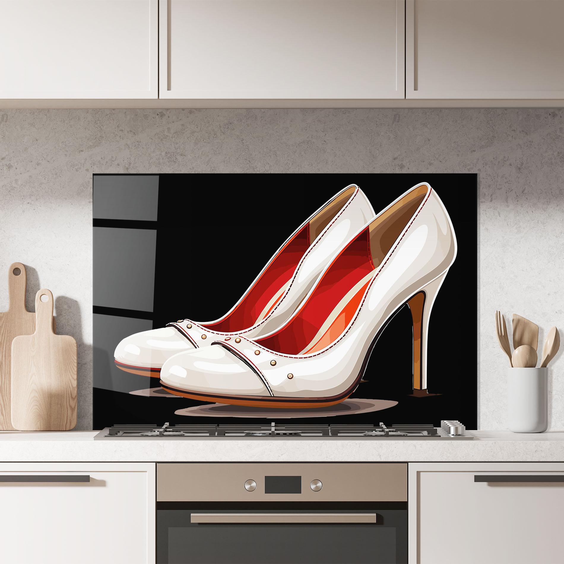 Стъклен панел за кухня Cream Heals mockup 7