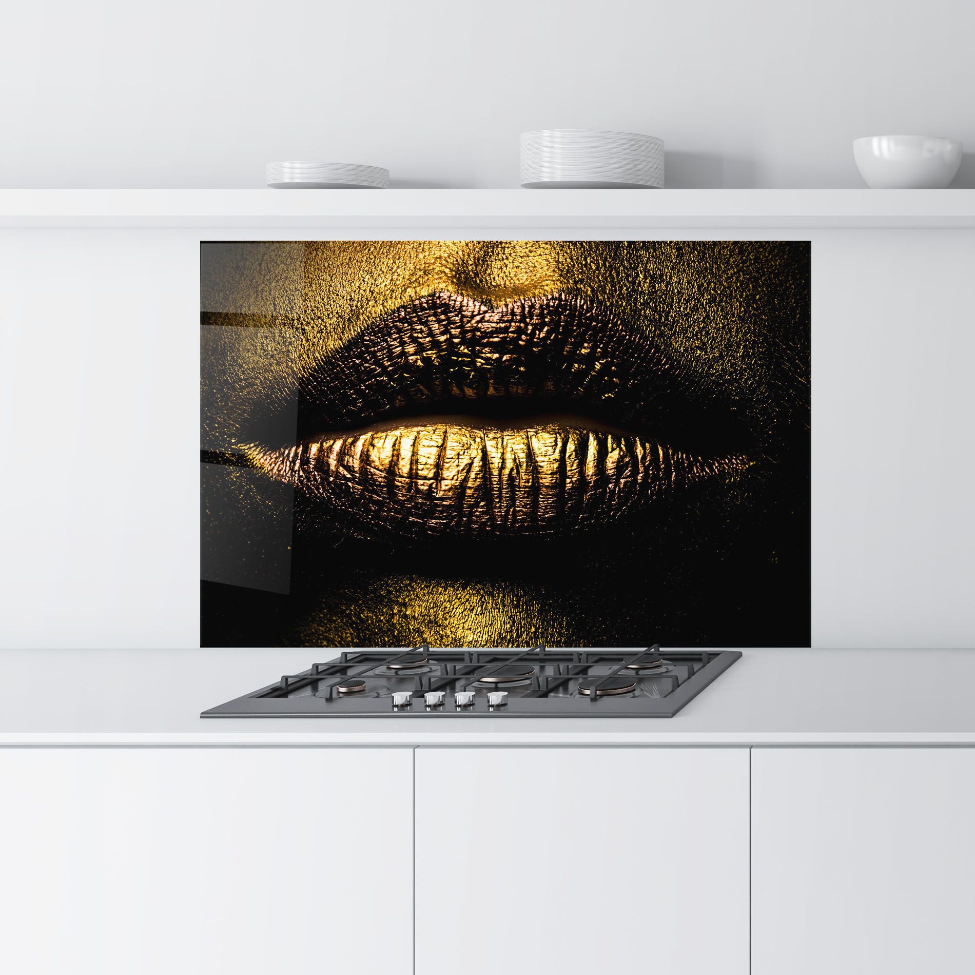 Gold Metal Lips mockup 9