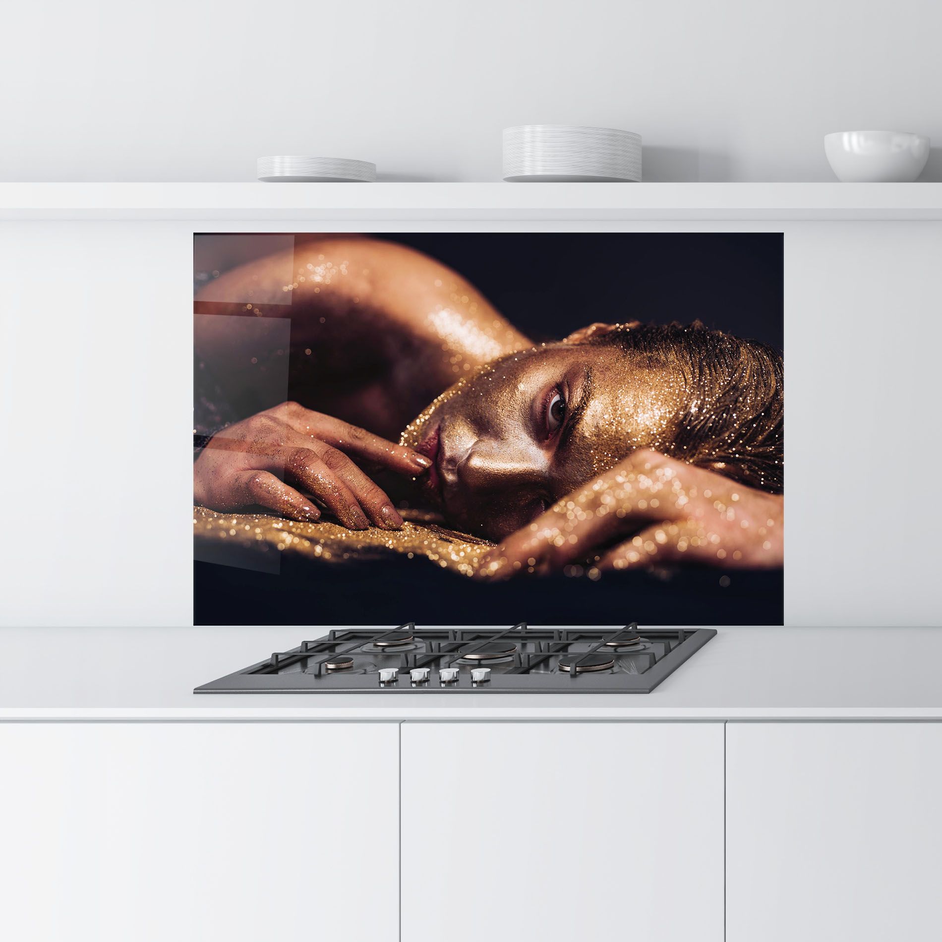 Gold Vogue Woman mockup 9