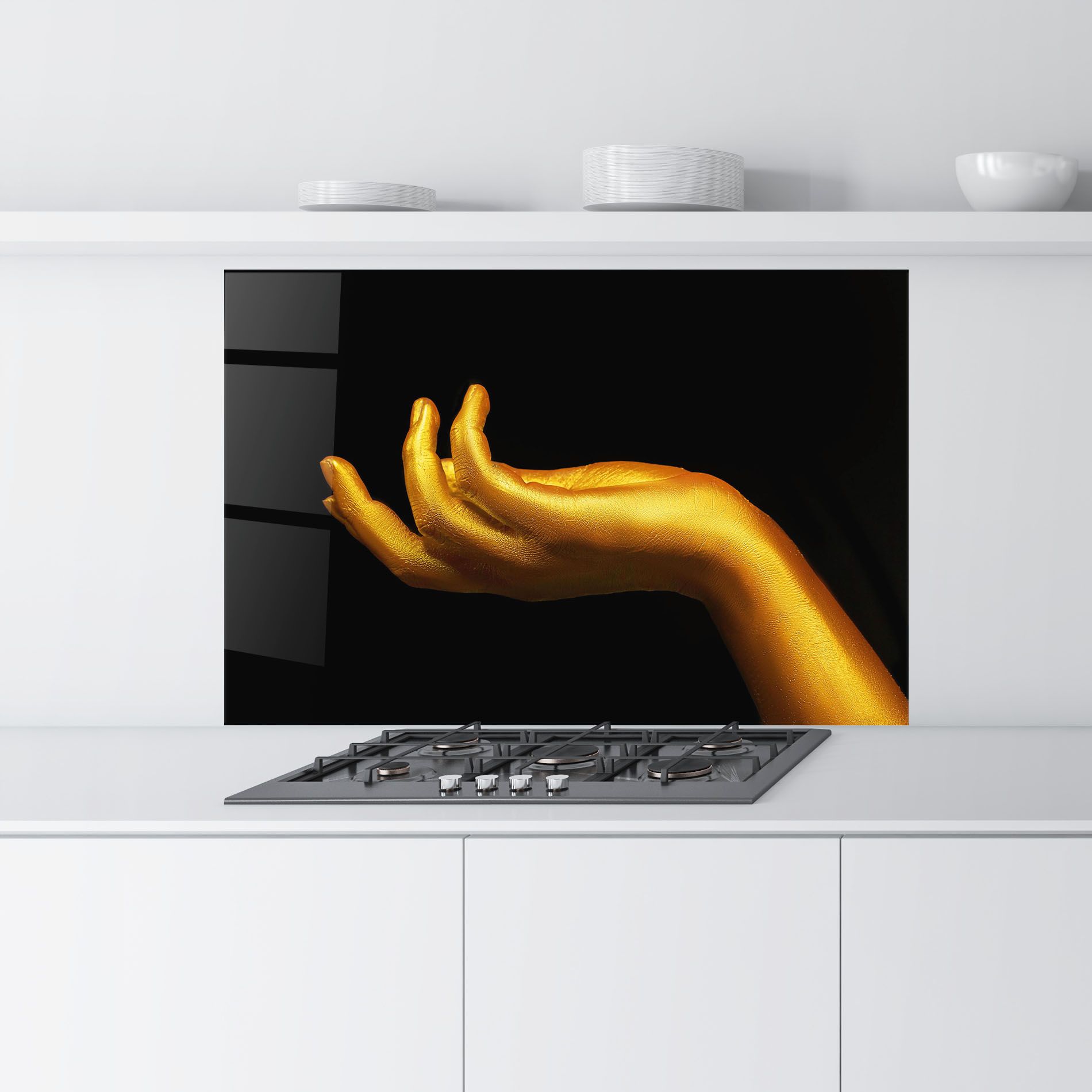 Strong Gold Hand mockup 9