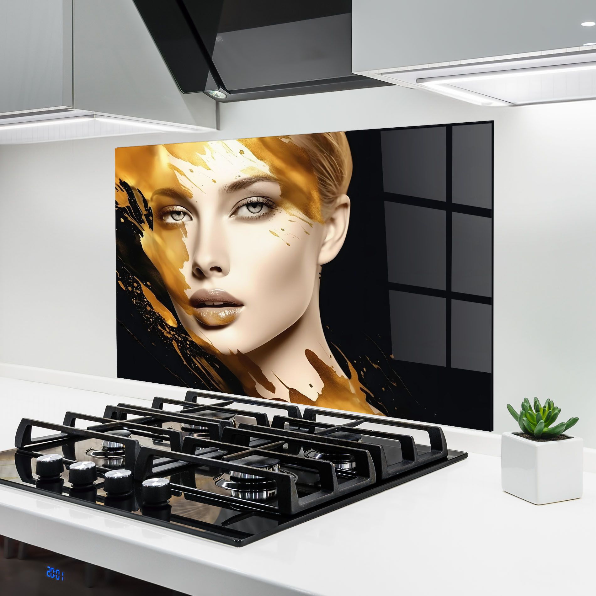 Blonde Gold Woman mockup 6