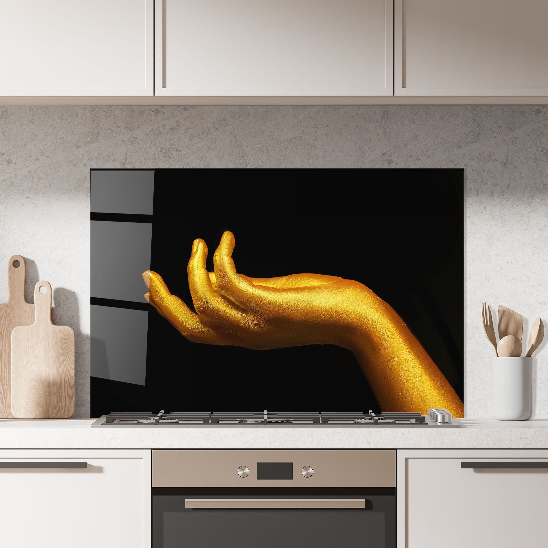 Strong Gold Hand mockup 7