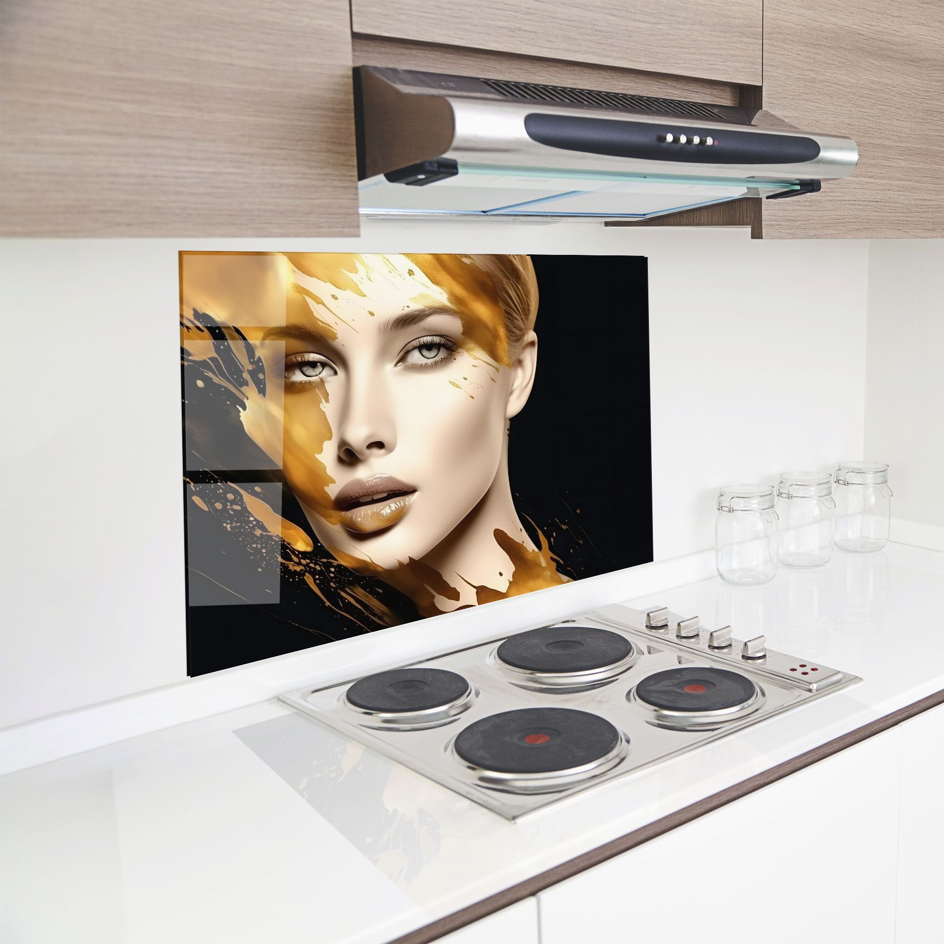 Blonde Gold Woman mockup 8