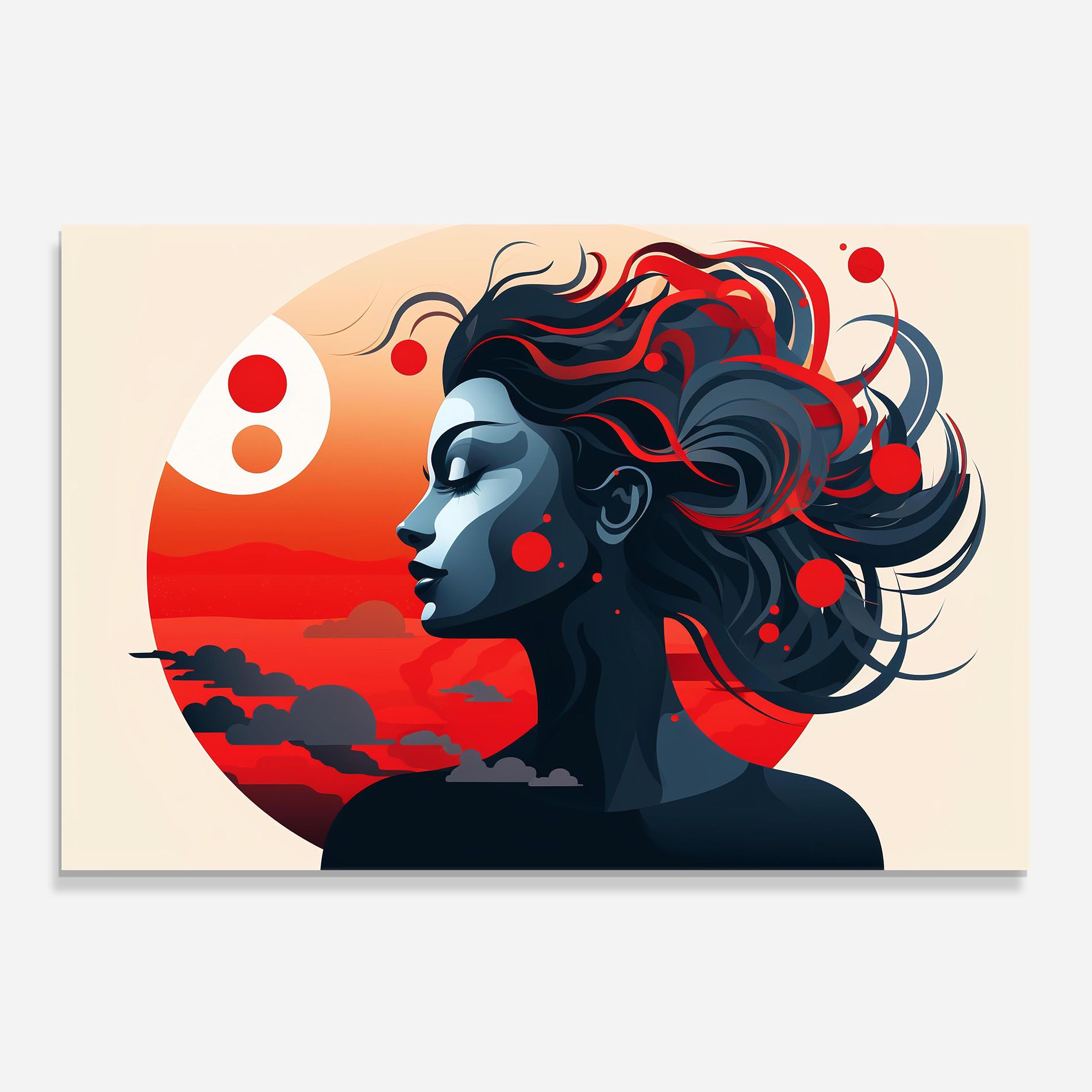 Simple Colored Girl mockup 0