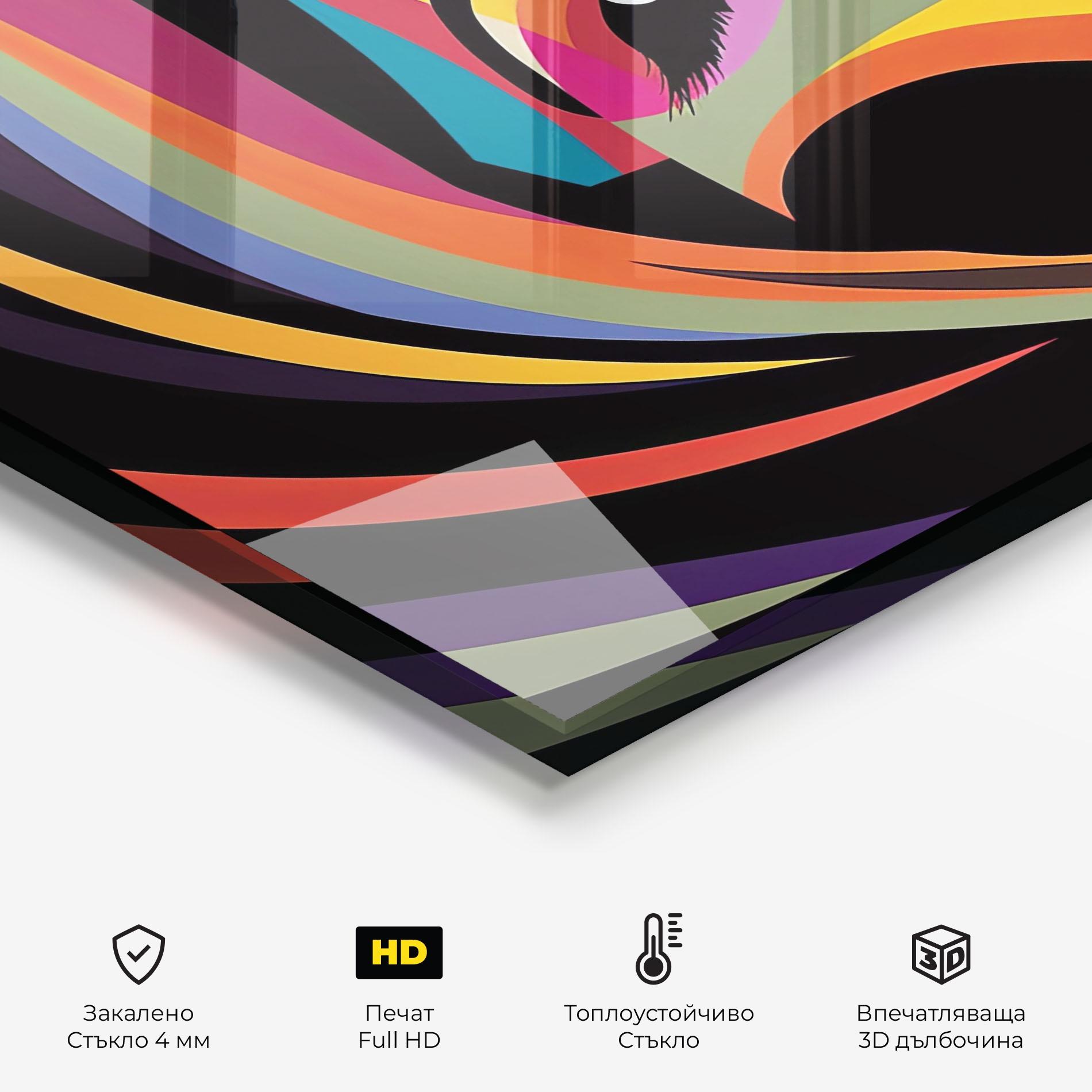 Стъклен панел за кухня Mesmerizing Dream mockup 2