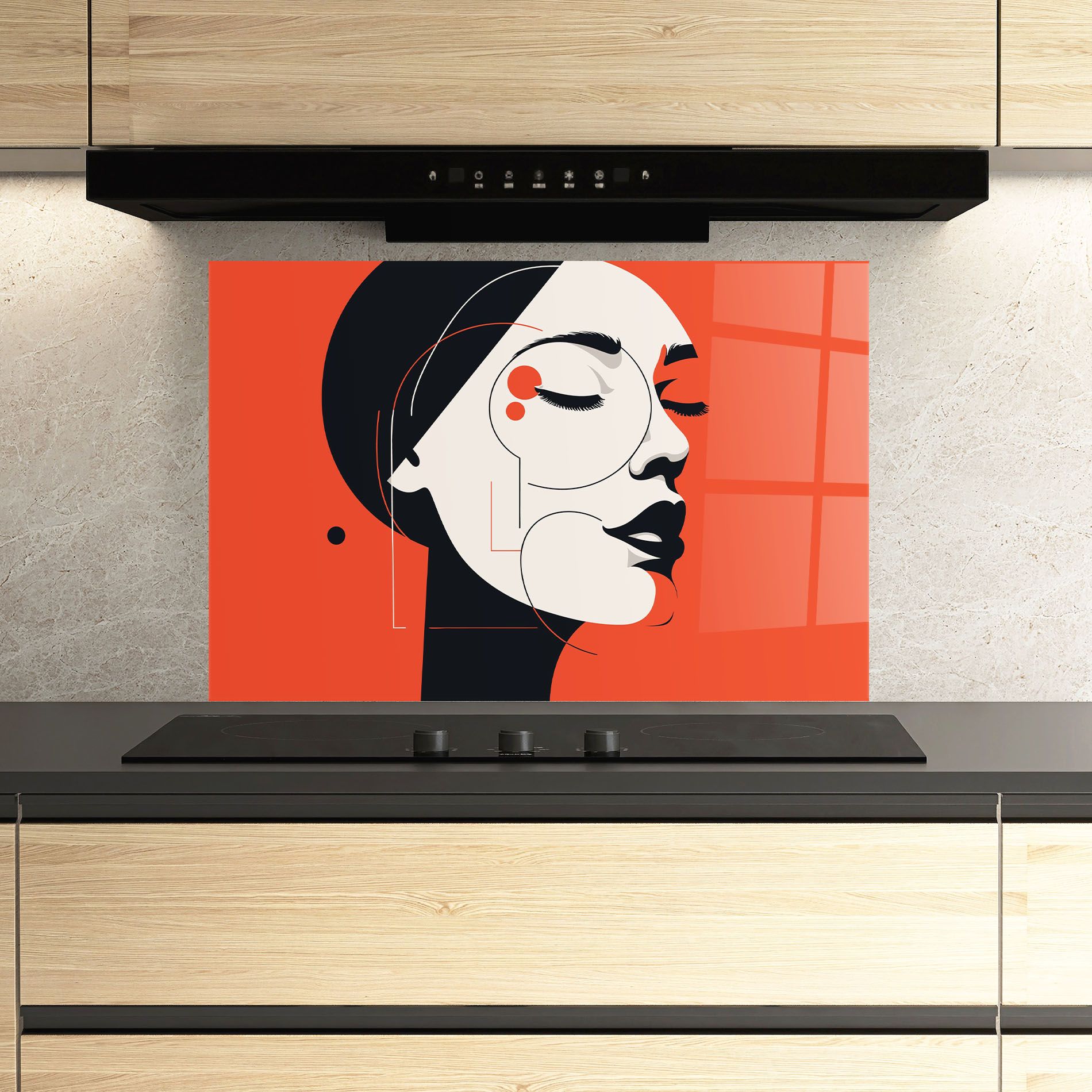 Abstract White Face mockup 3