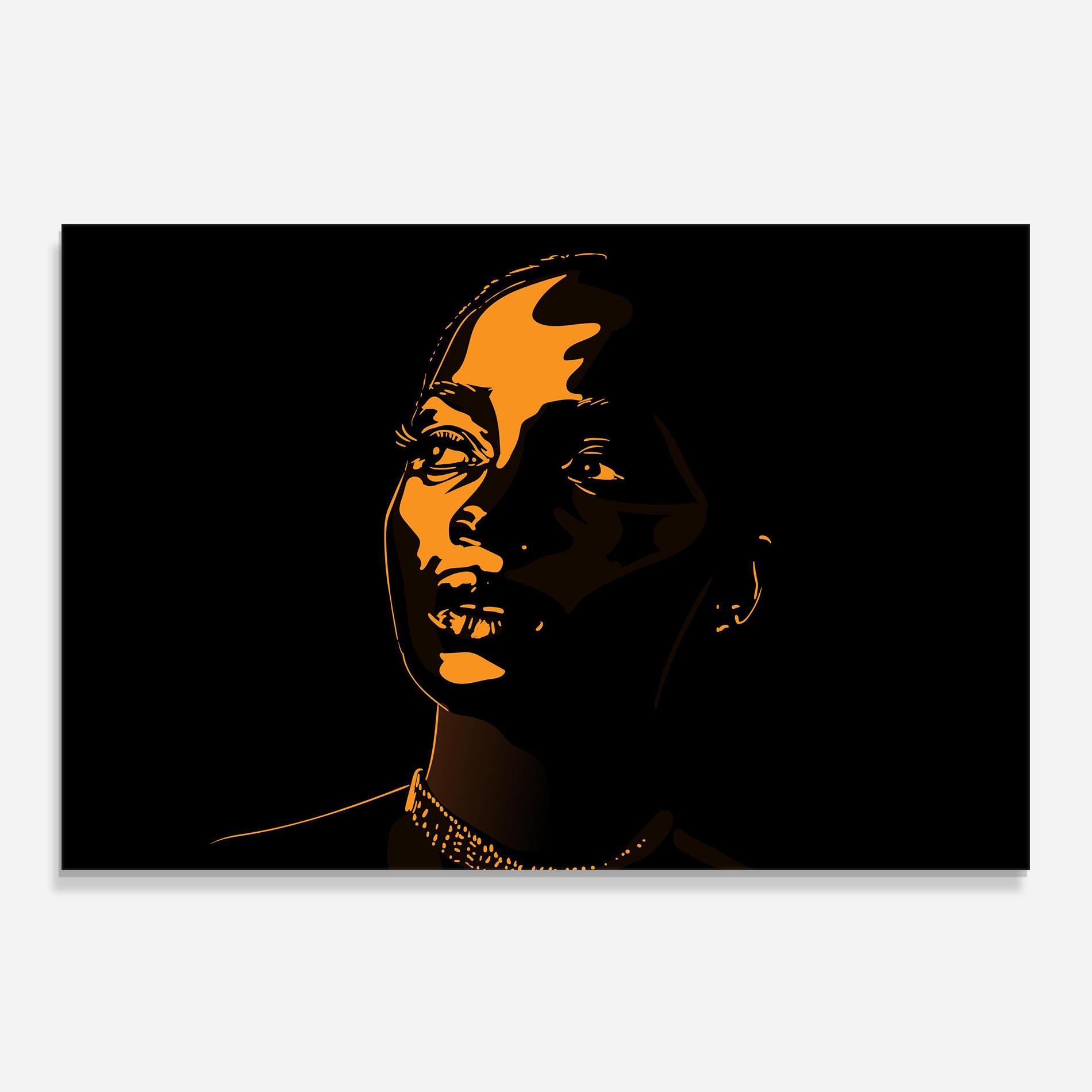 Стъклен панел за кухня African Yellow Light mockup 0