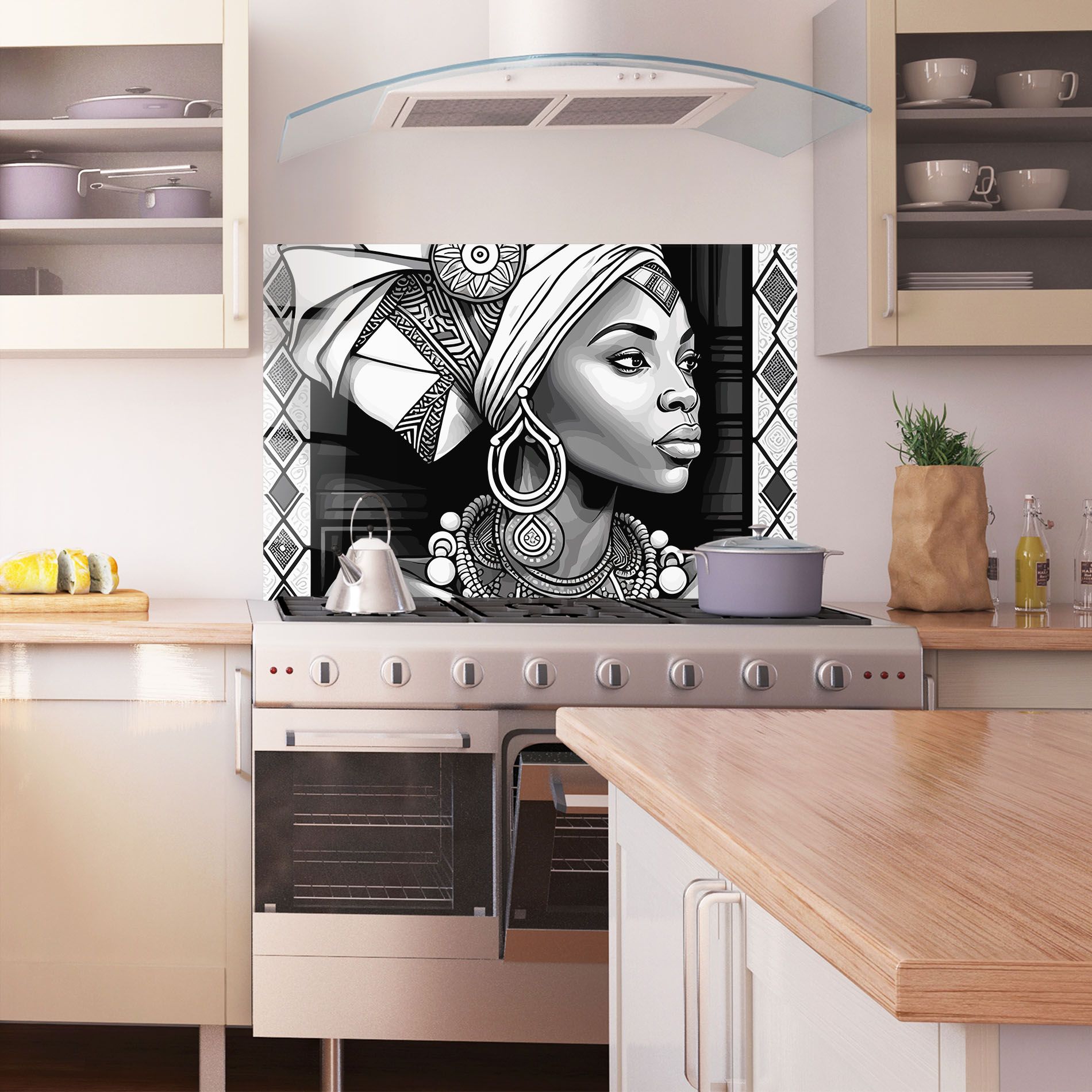 African Lady mockup 1
