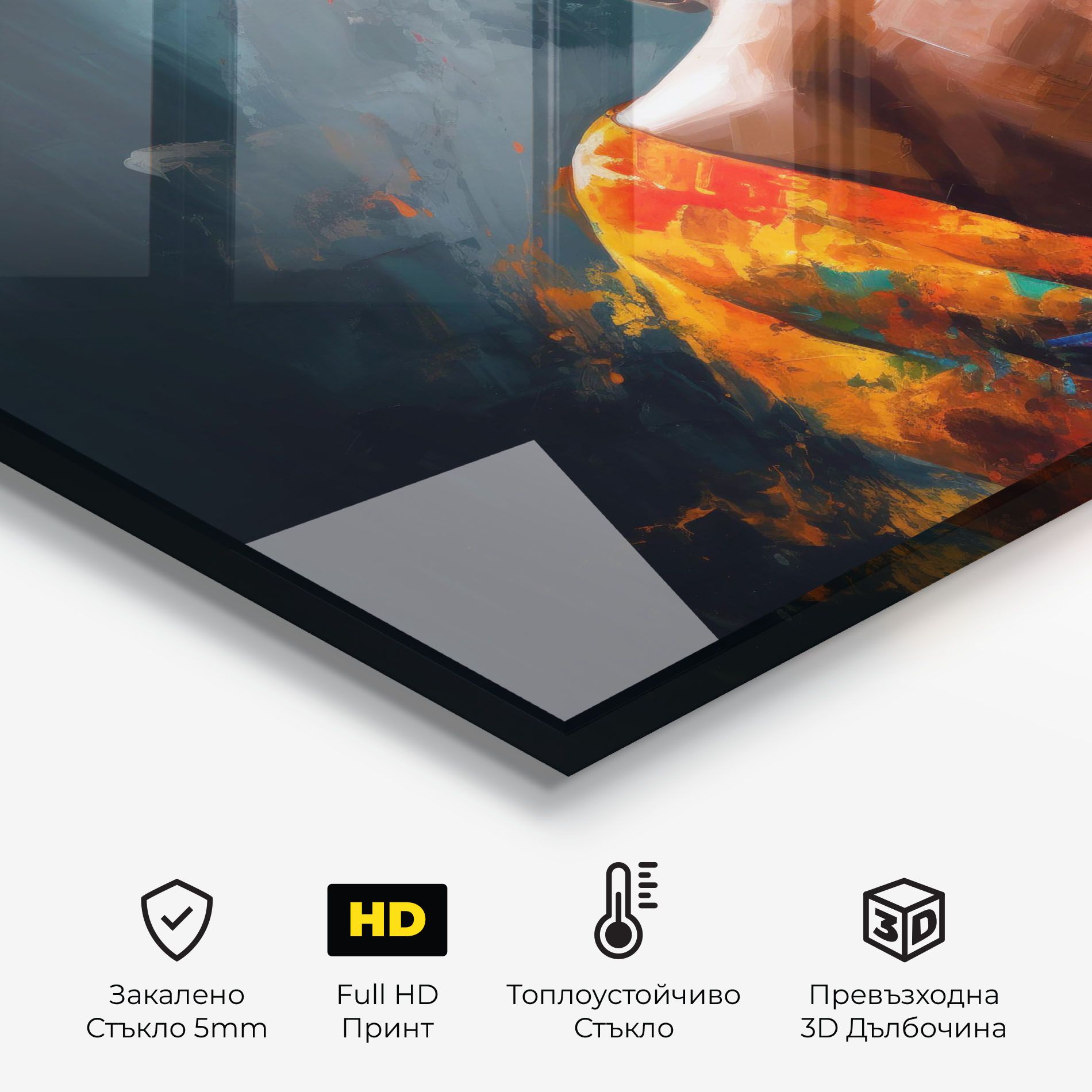 Colorful Turban Woman mockup 2