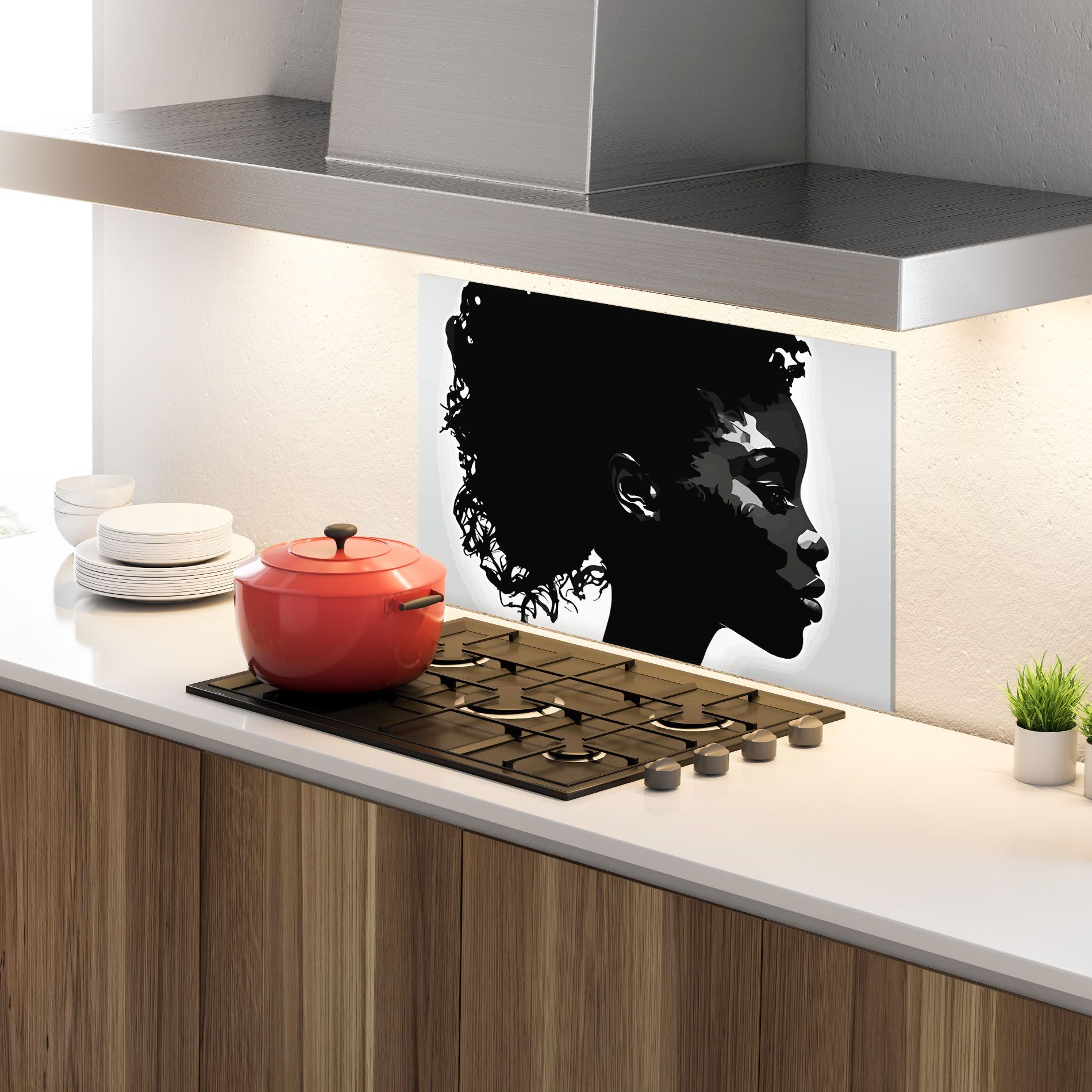 Black African Woman mockup 4