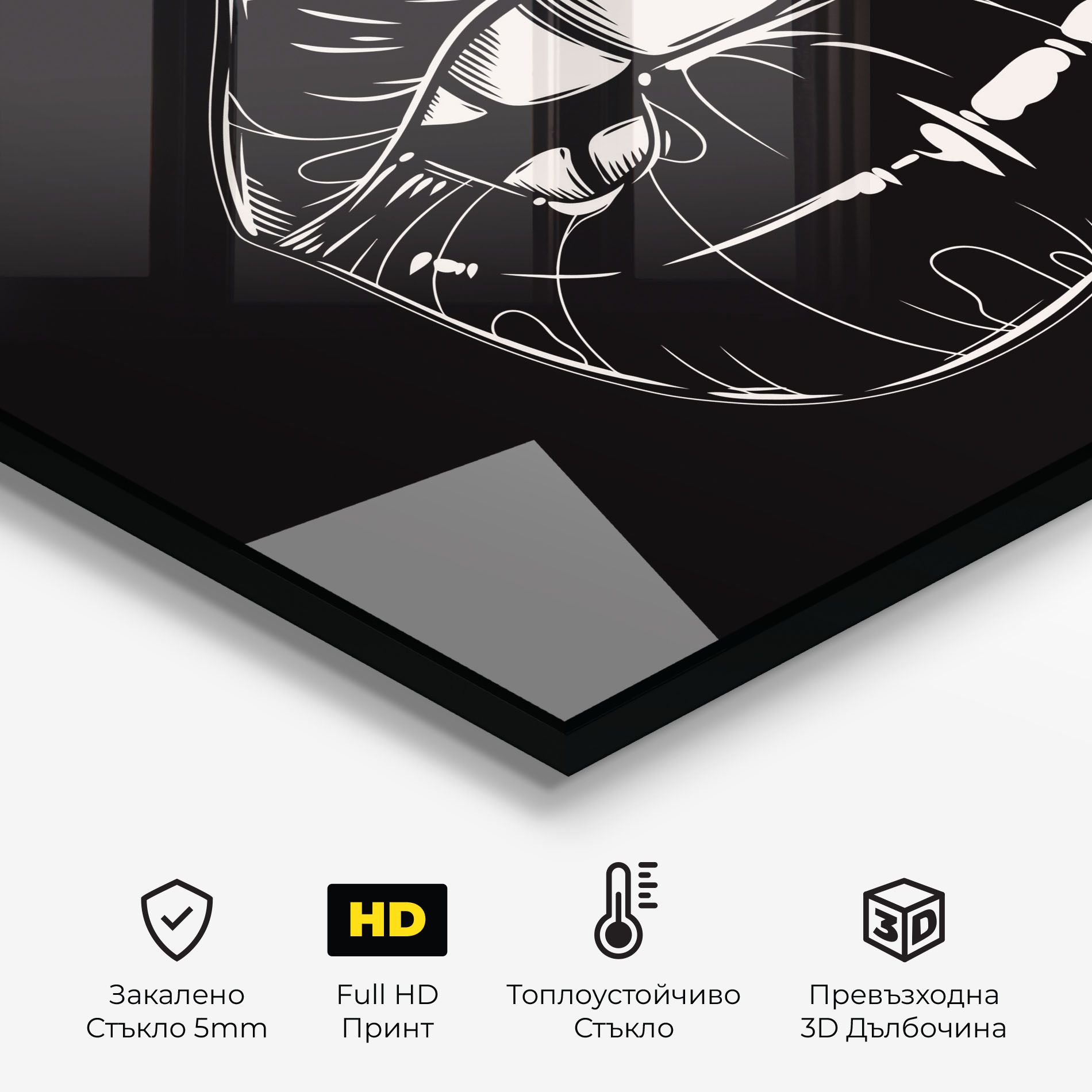 Lips On Black Art mockup 2