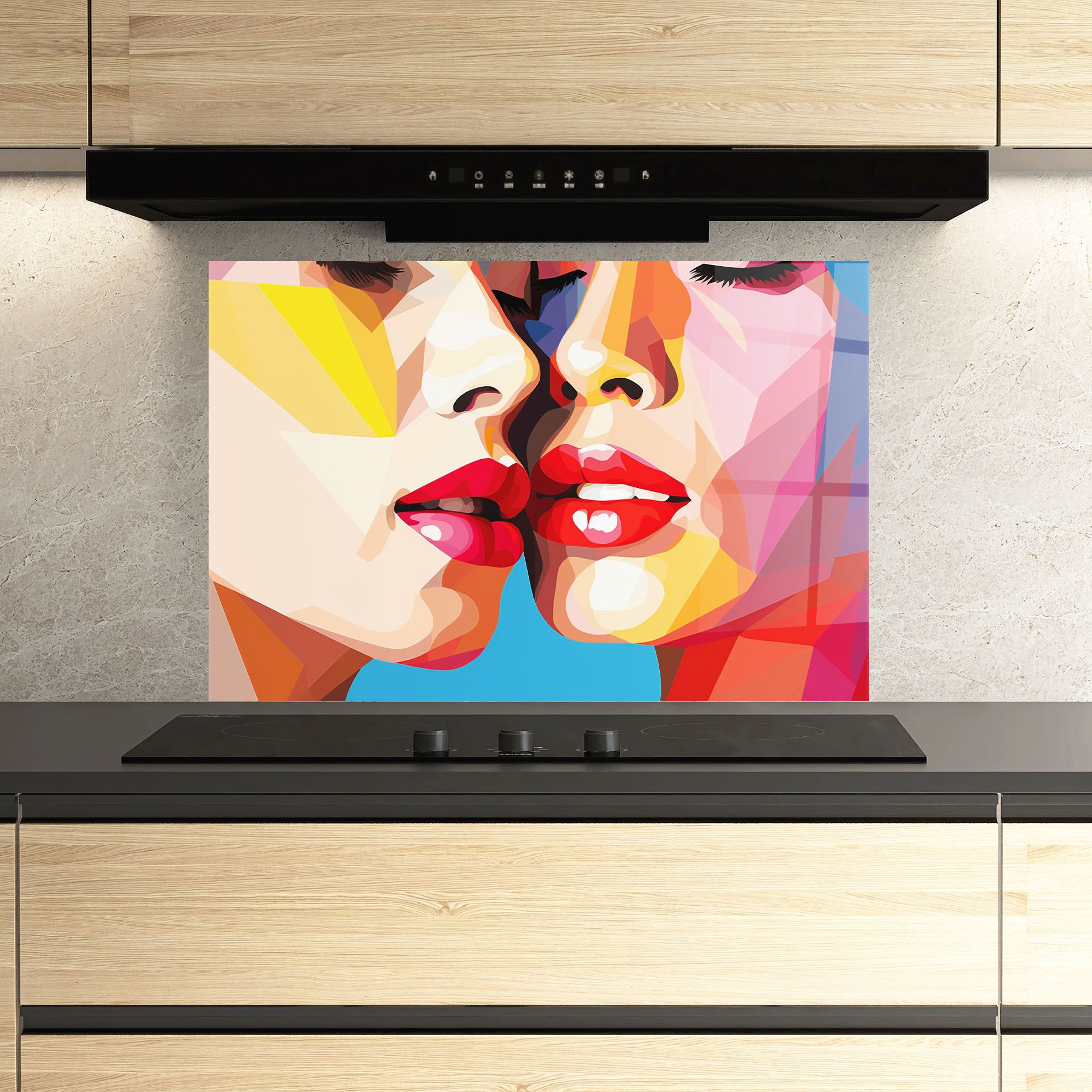 Lips Kissing mockup 3