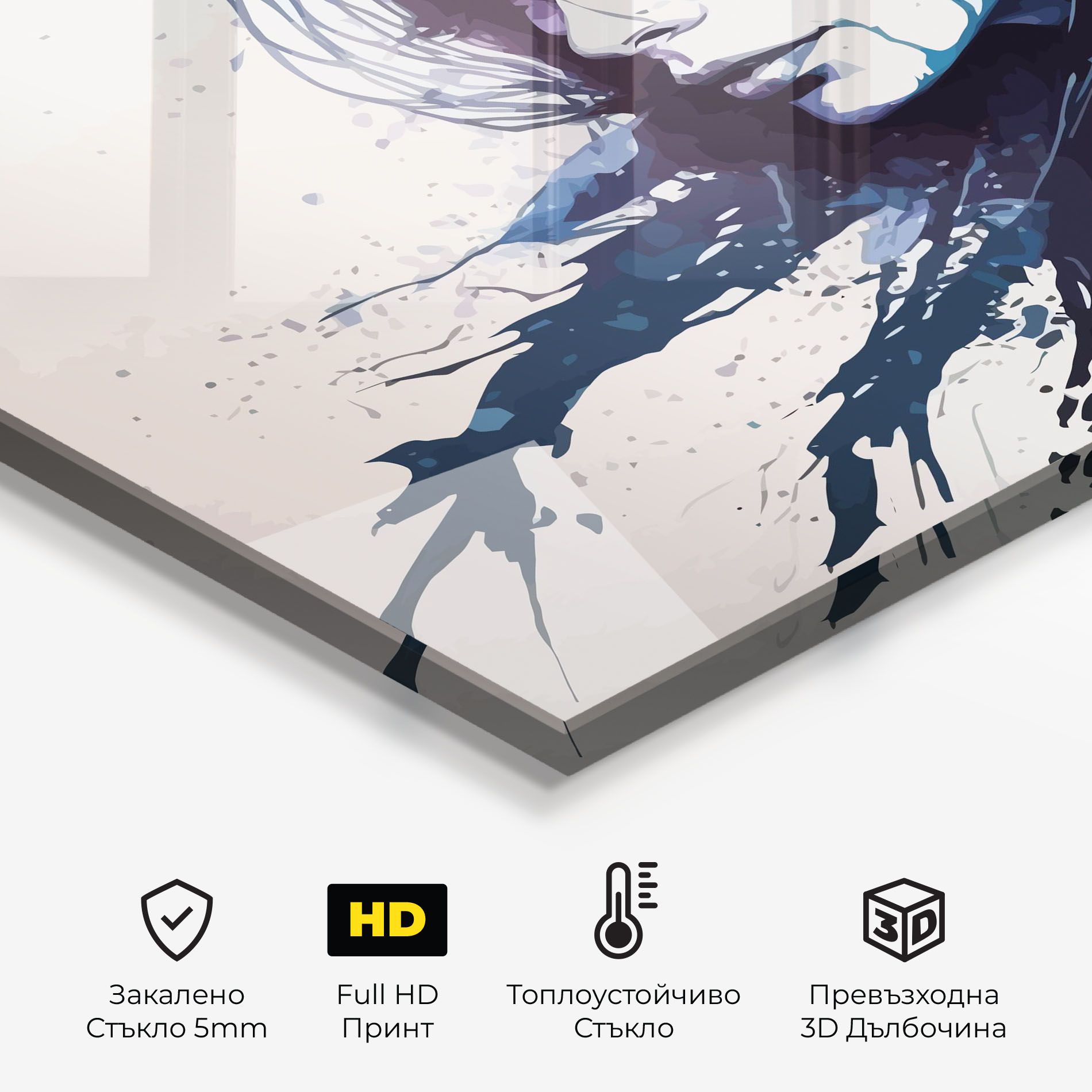 Blue Hair Portrait mockup 2