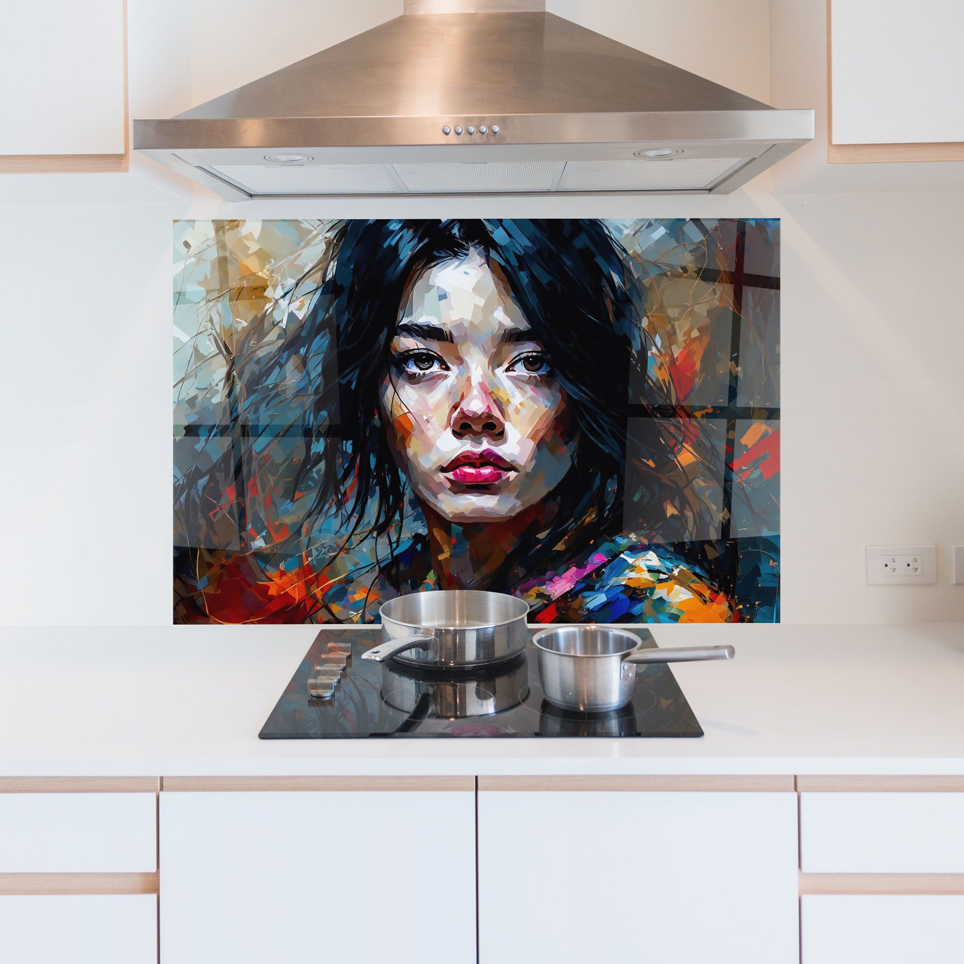 Artistic Girl Bright Makeup mockup 5