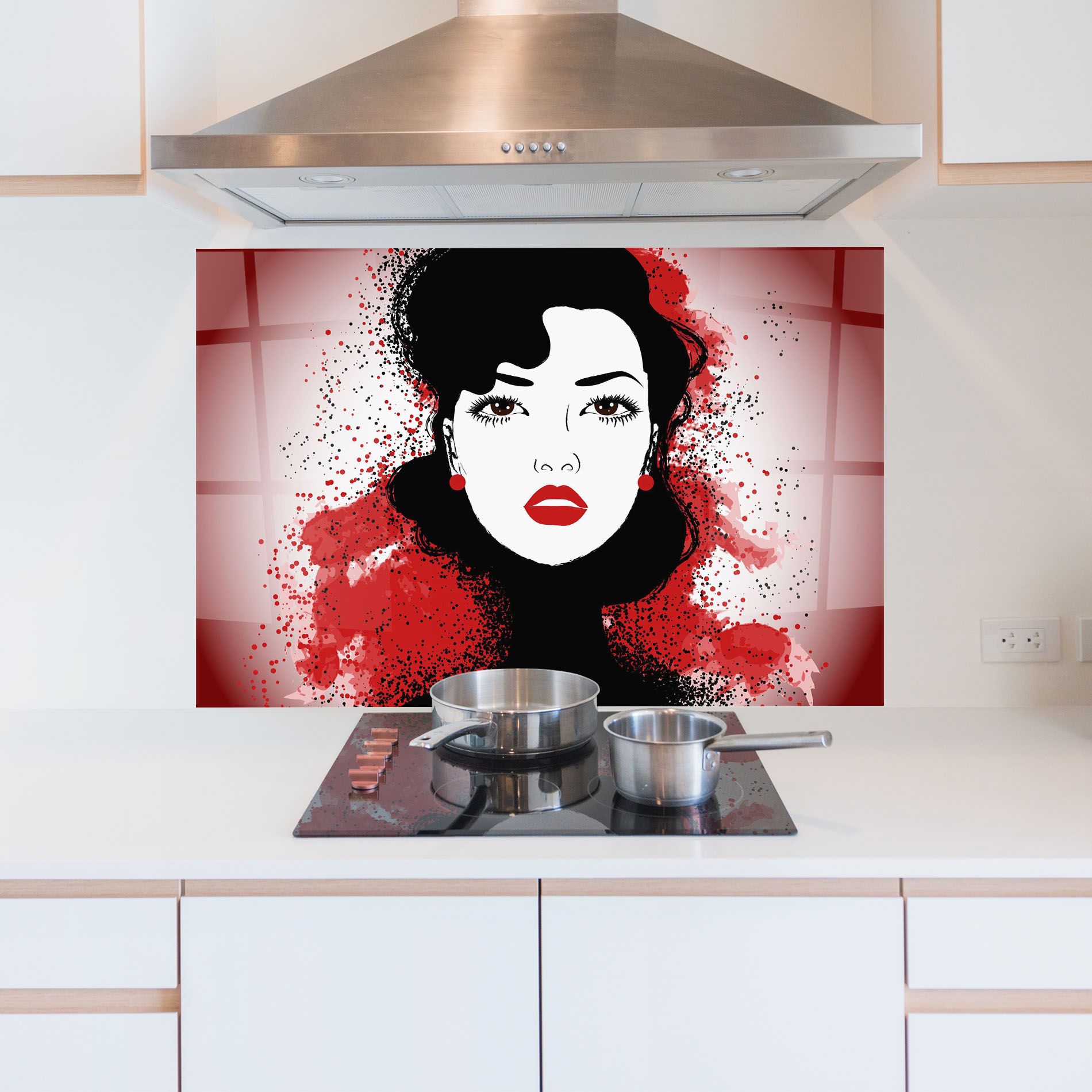 Cherry Woman Portrait mockup 5