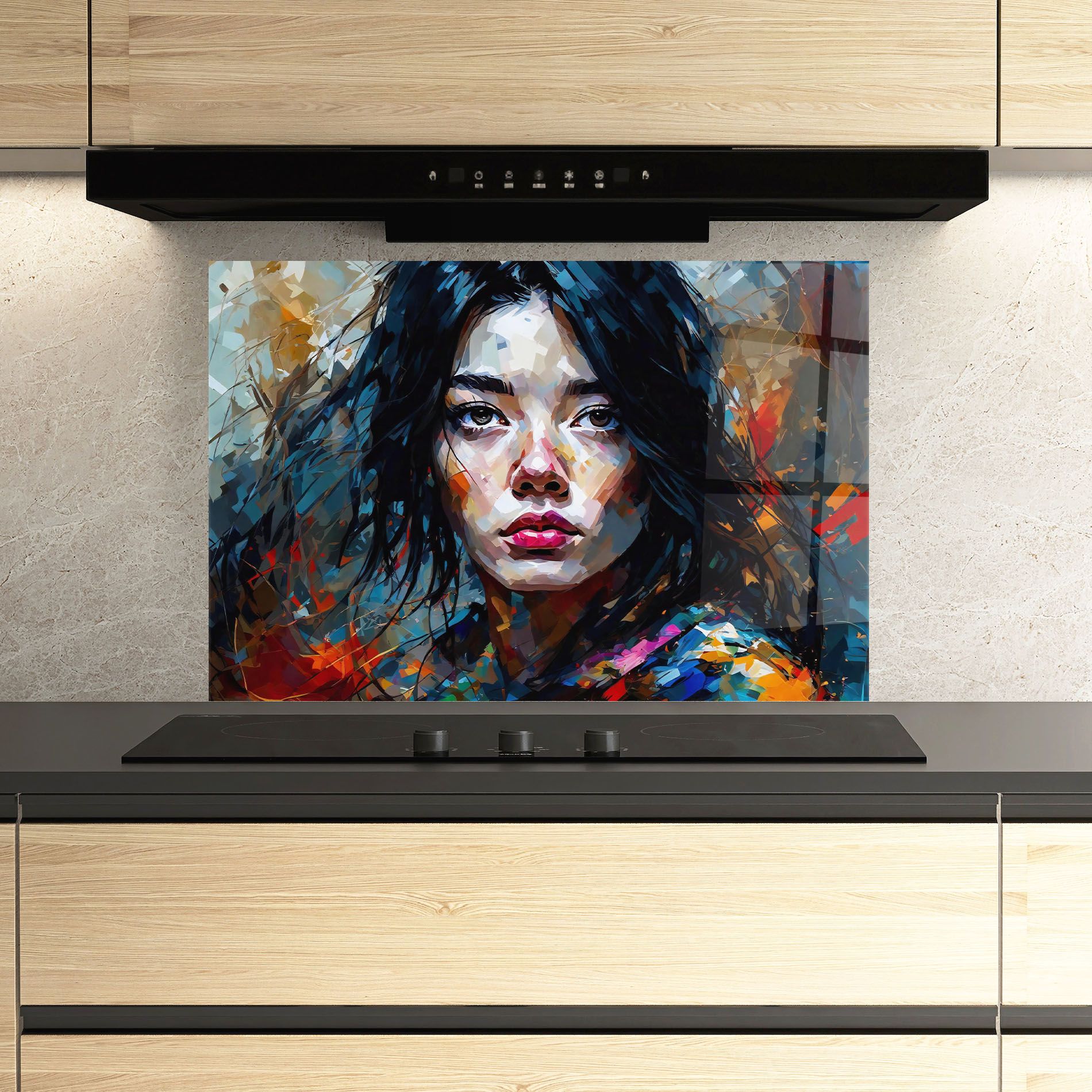 Artistic Girl Bright Makeup mockup 3