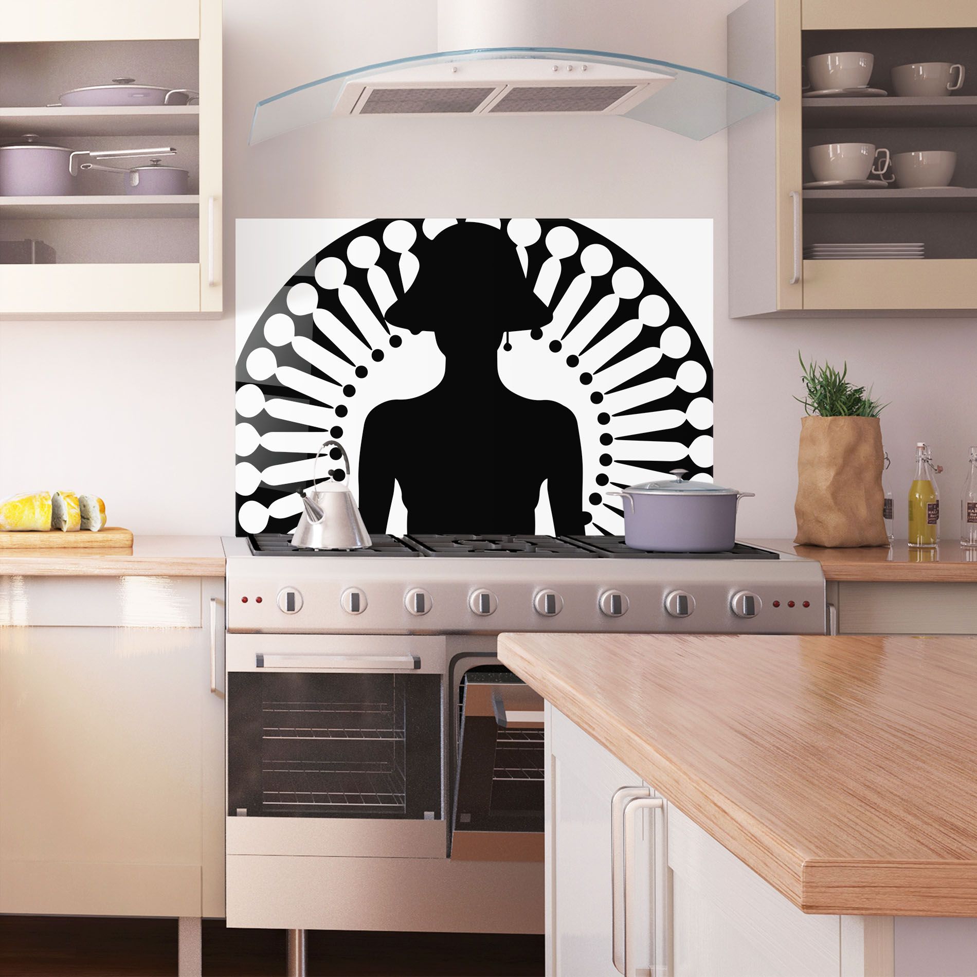Black Shilouette Lady mockup 1
