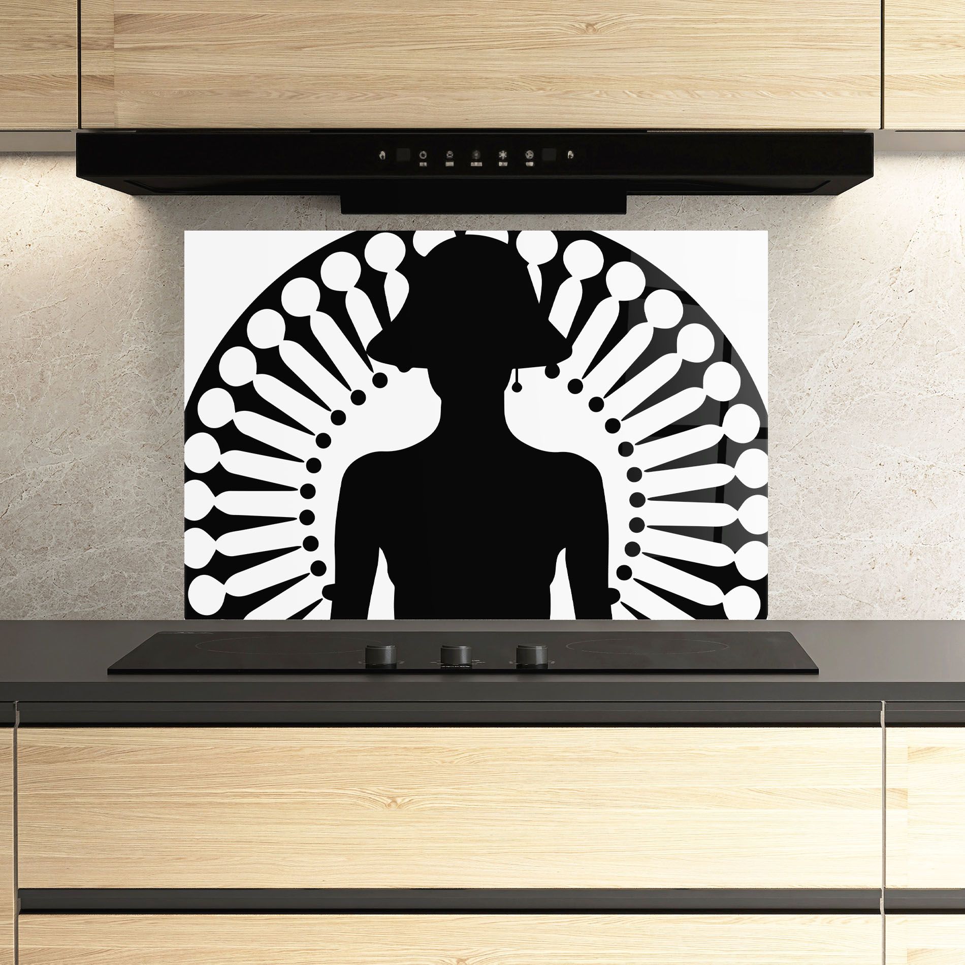 Black Shilouette Lady mockup 3