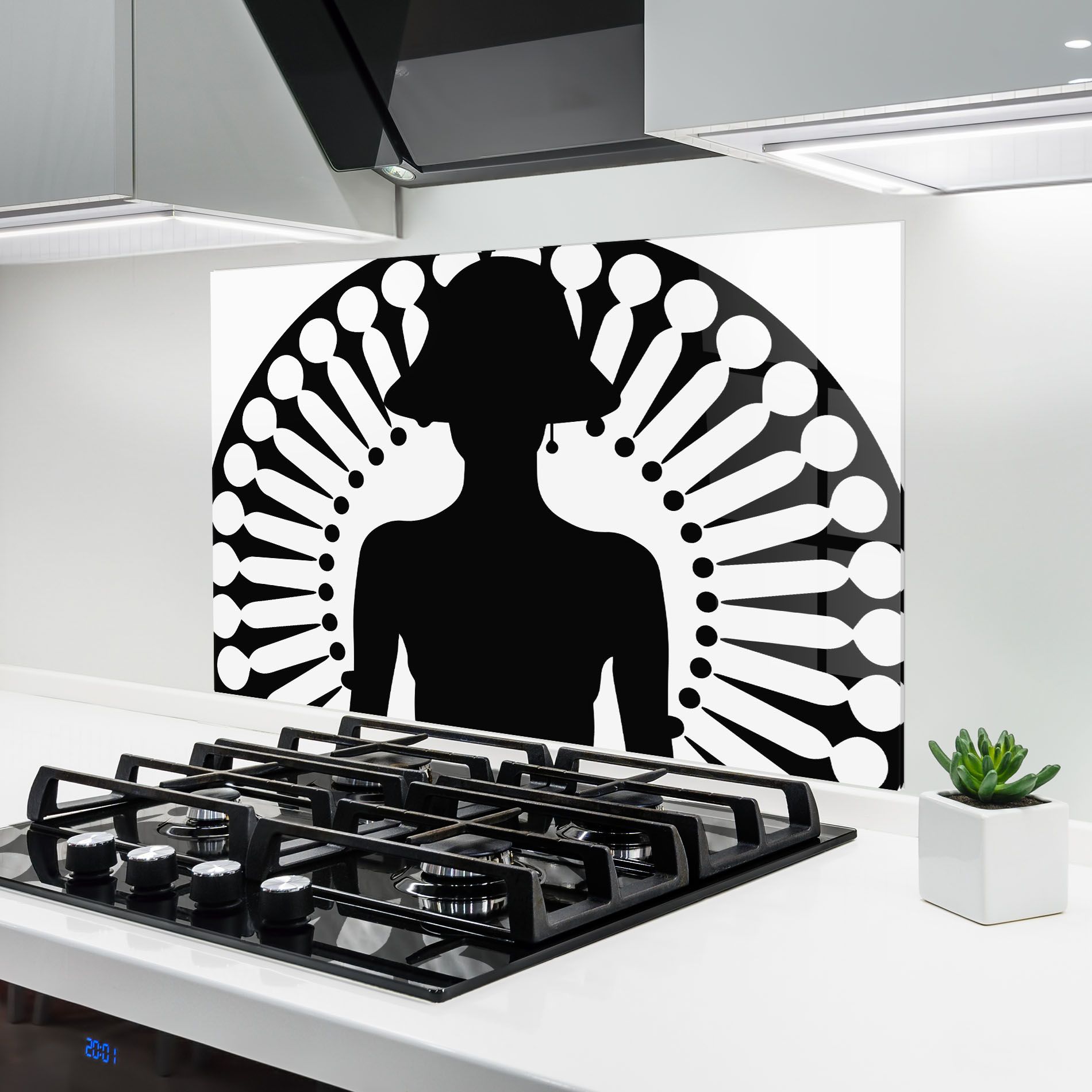 Black Shilouette Lady mockup 6
