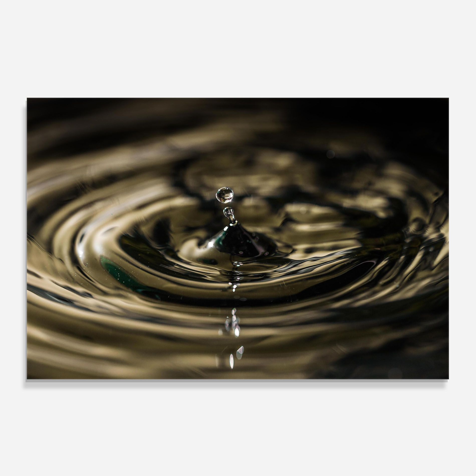 Brown Water Drop mockup 0