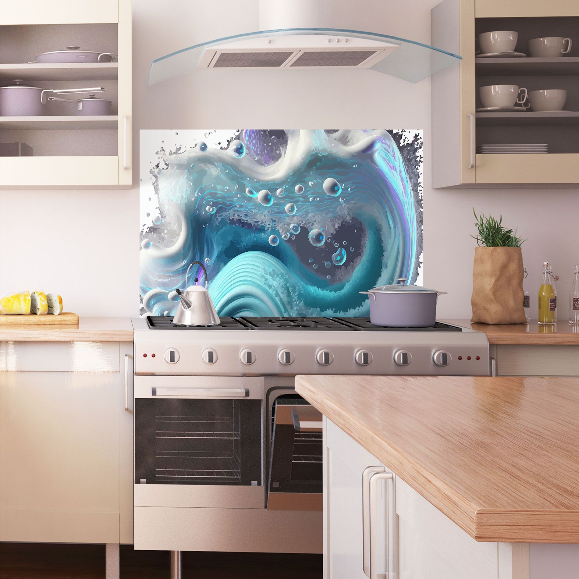 Blue Purple Water mockup 1