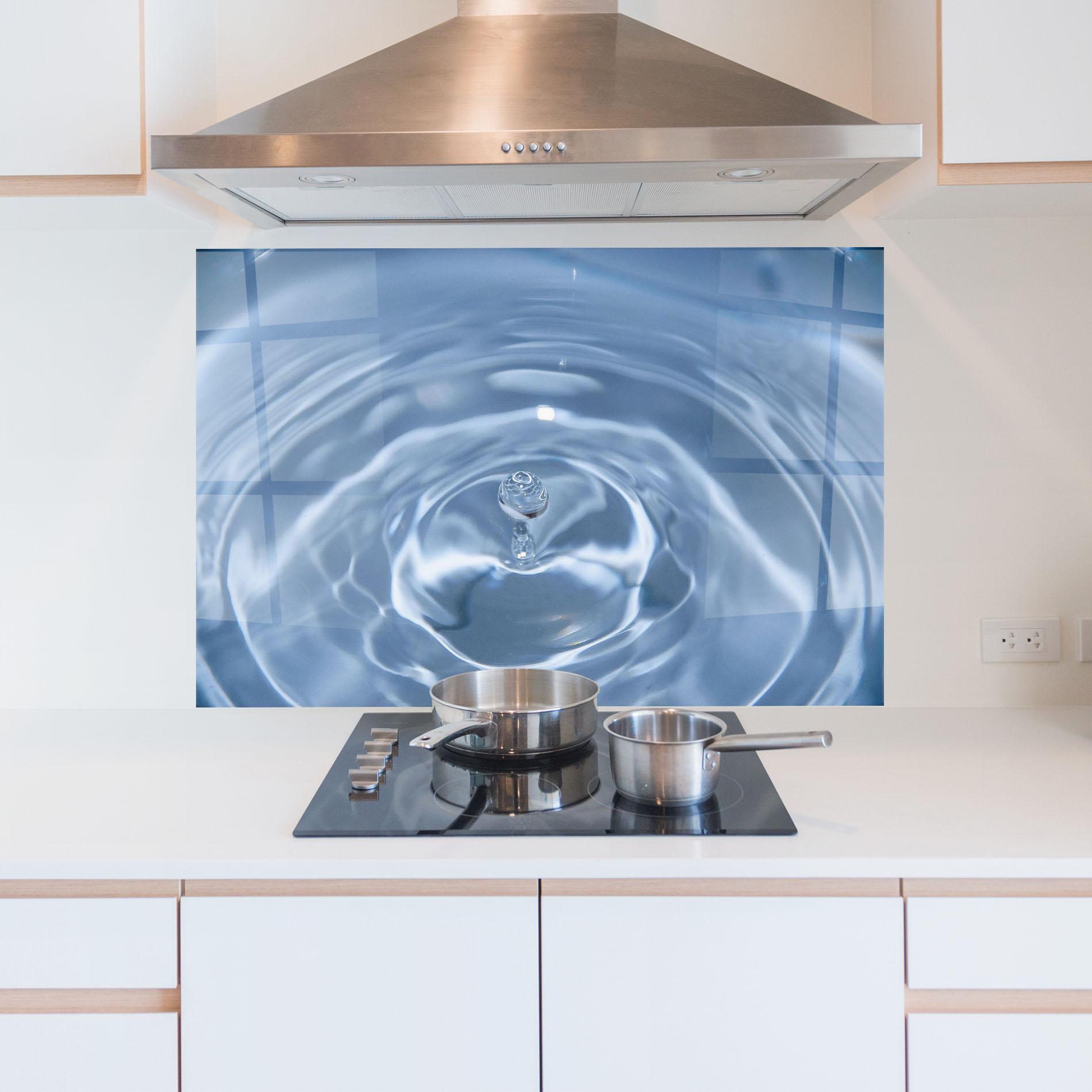 Стъклен панел за кухня Clean Water mockup 5