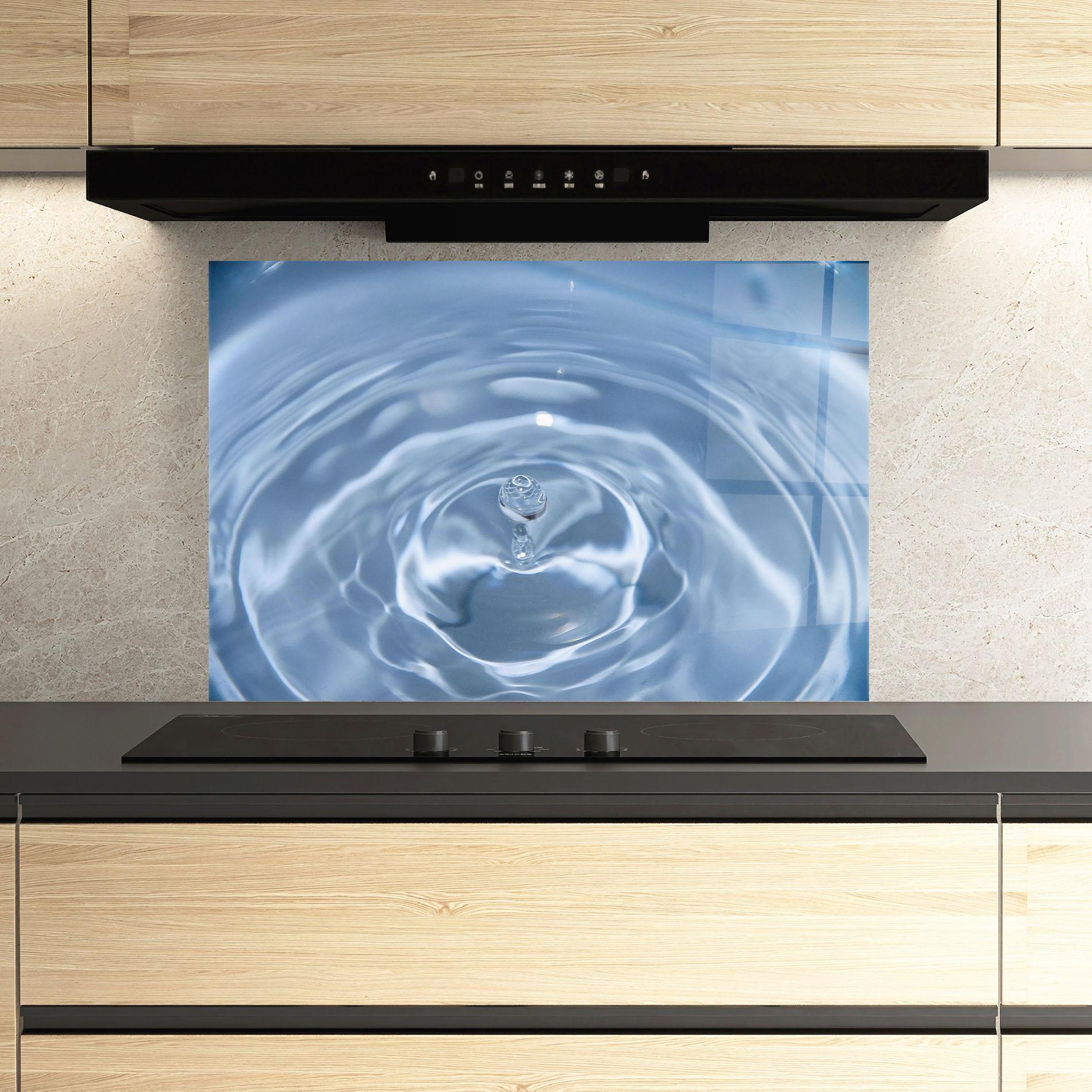 Стъклен панел за кухня Clean Water mockup 3