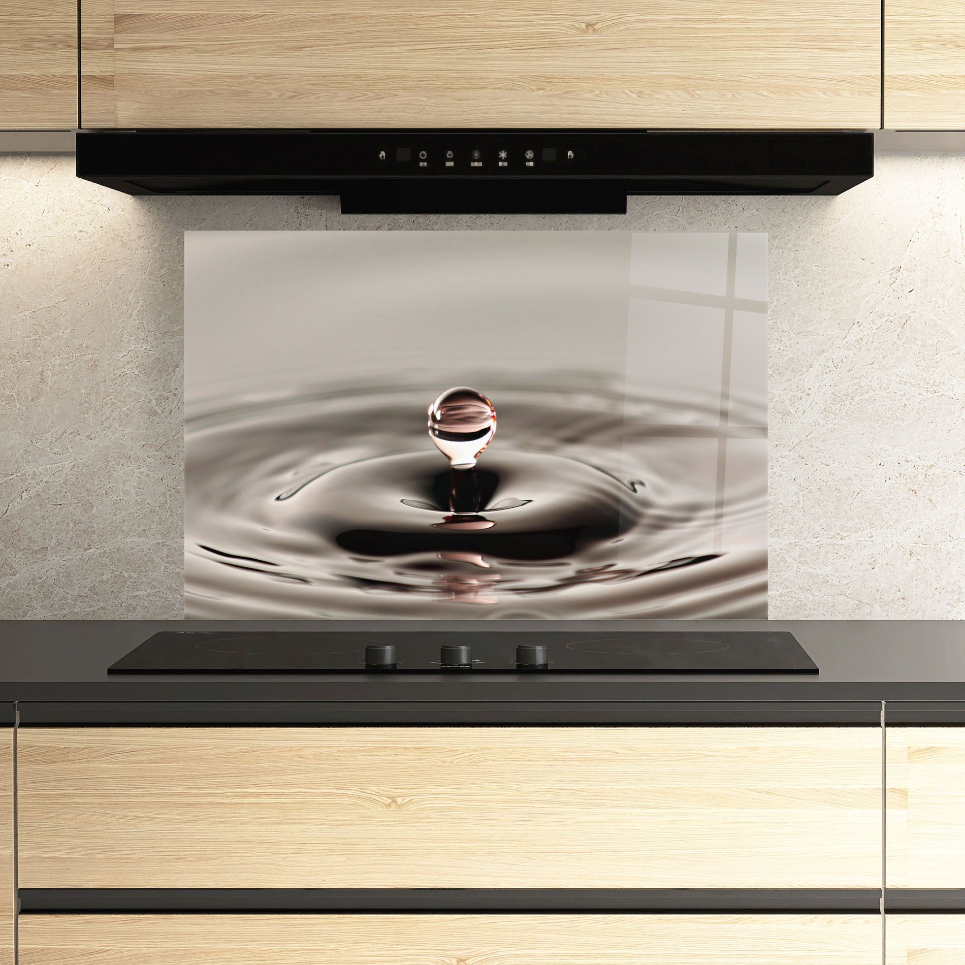 Close Red Water Drop mockup 3