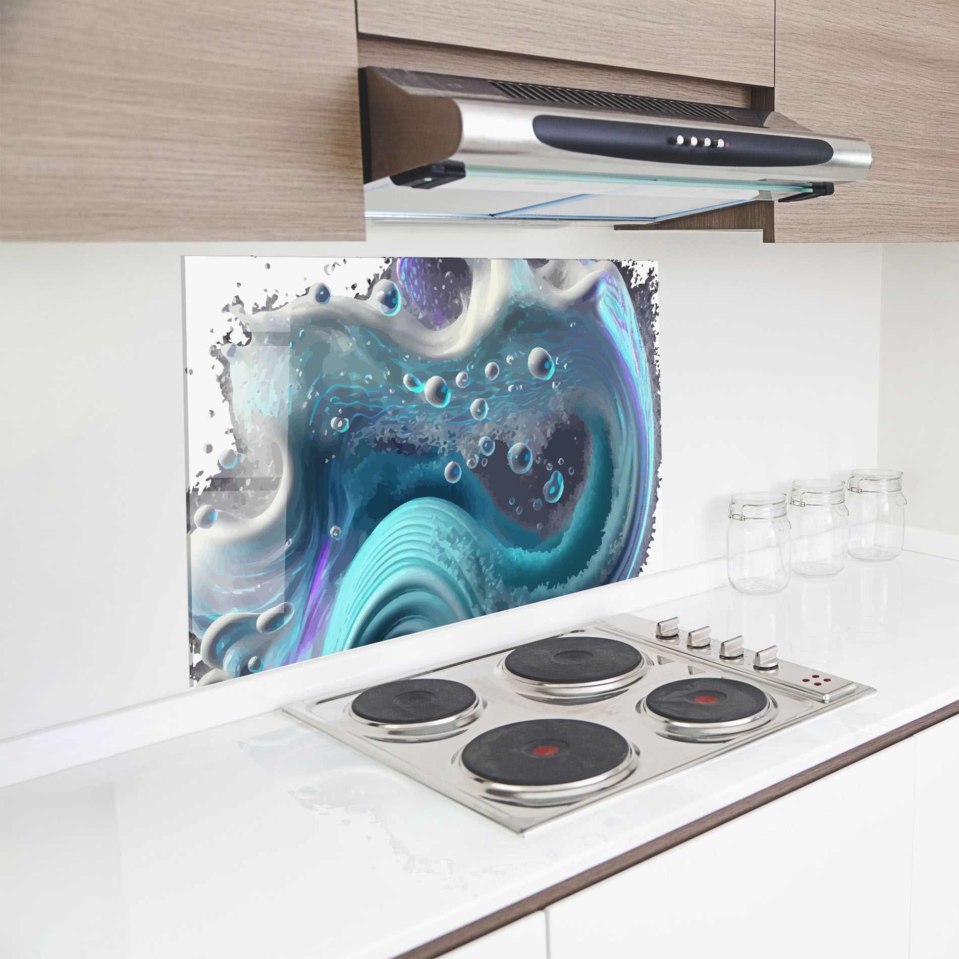 Blue Purple Water mockup 8